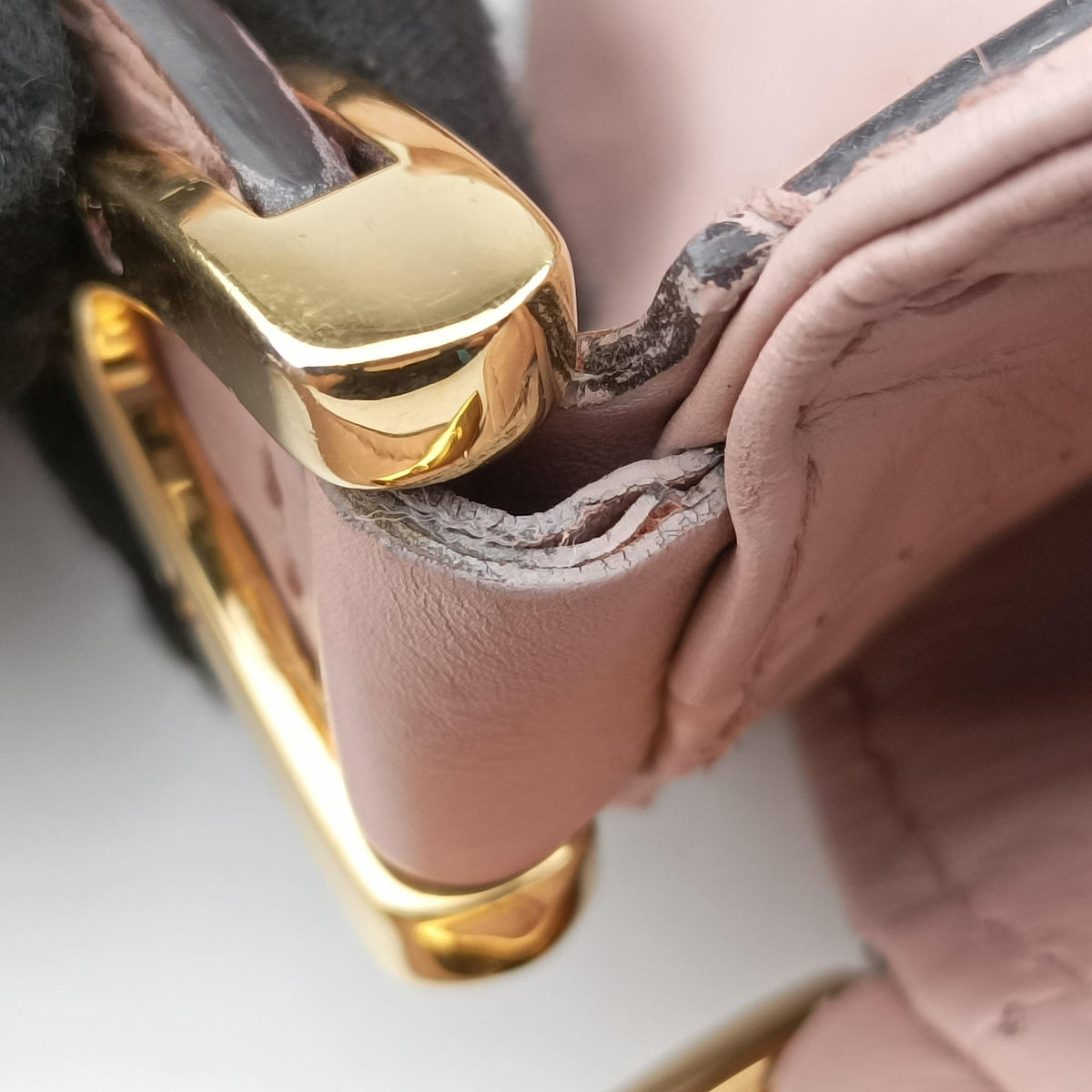 Pre-owned Gucci Soft Stirrup Pink Leather 296856 shoulderbag | stylenewstar