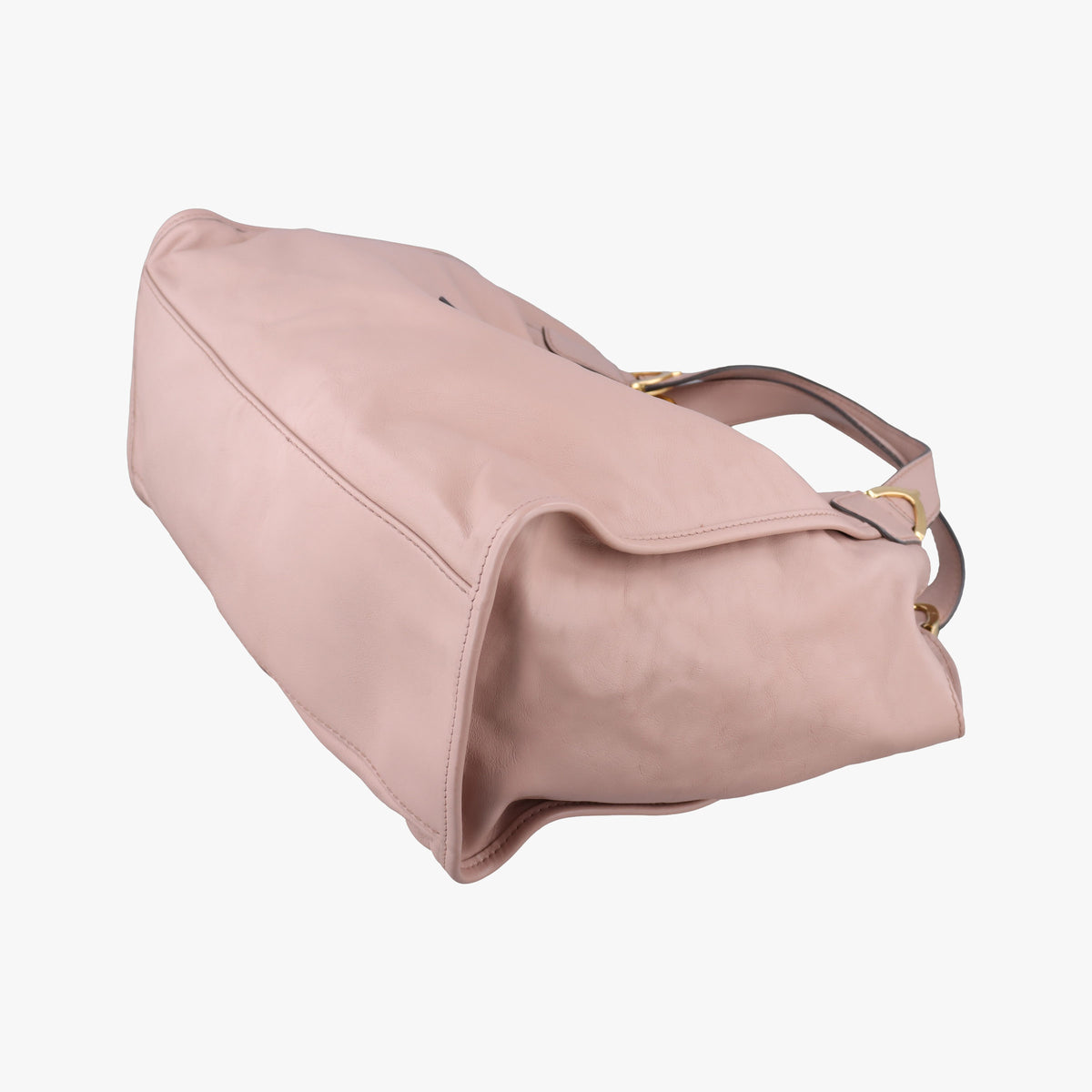 Pre-owned Gucci Soft Stirrup Pink Leather 296856 shoulderbag | stylenewstar