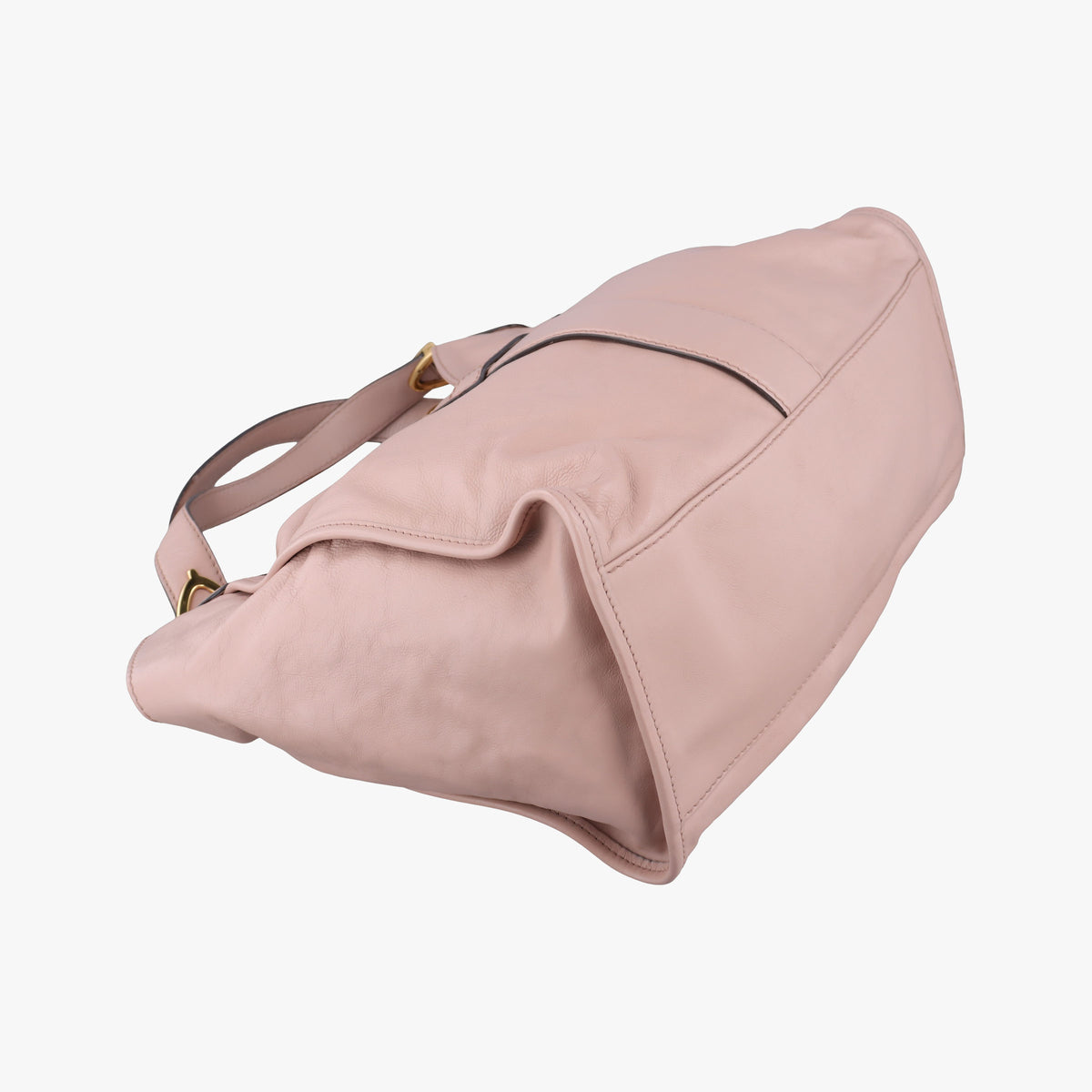 Pre-owned Gucci Soft Stirrup Pink Leather 296856 shoulderbag | stylenewstar