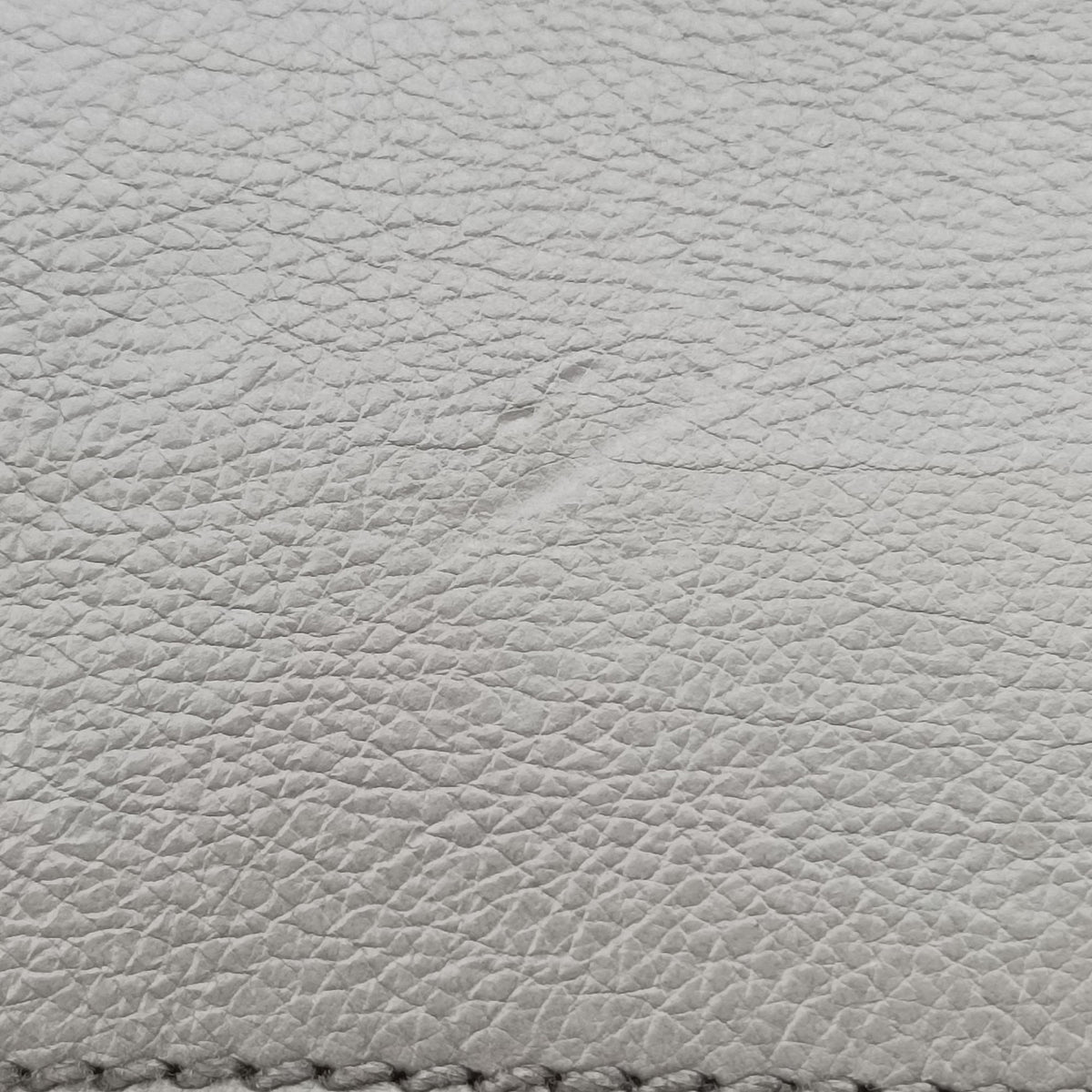 Pre-owned Prada Glace Twin Pocket Tote Grey leather B2625M handbag | stylenewstar