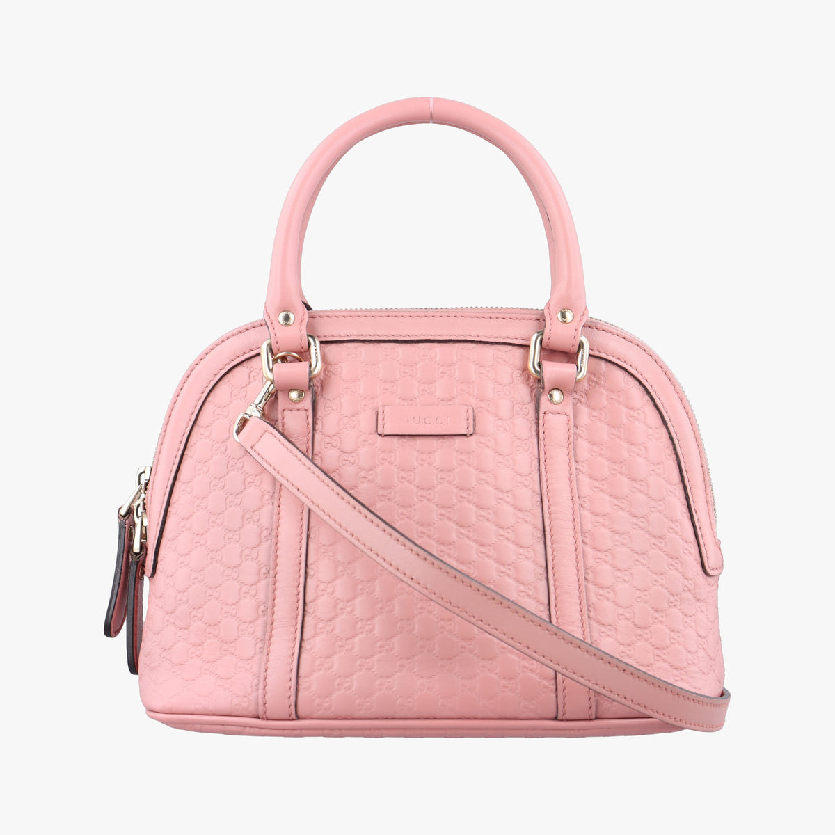Pre-owned Gucci Microguccissima Pink Leather 449654 shoulderbag | stylenewstar