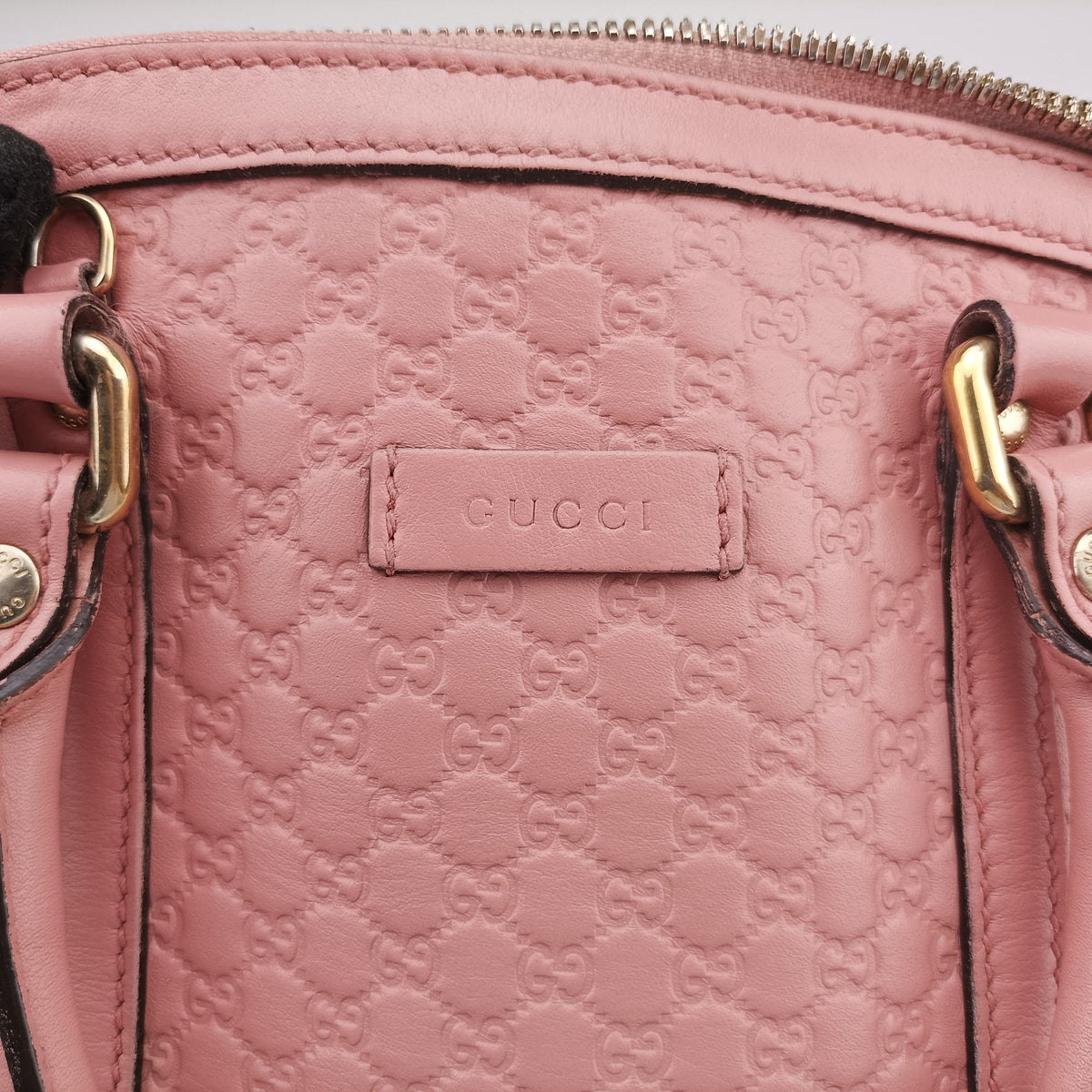 Pre-owned Gucci Microguccissima Pink Leather 449654 shoulderbag | stylenewstar