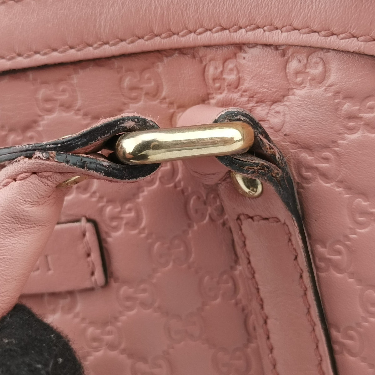 Pre-owned Gucci Microguccissima Pink Leather 449654 shoulderbag | stylenewstar