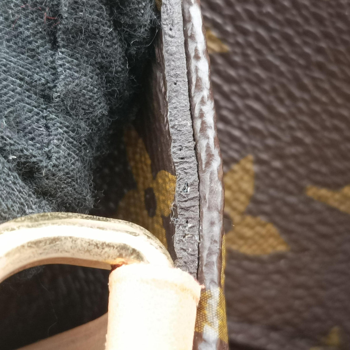 Pre-owned Louis Vuitton MONTAIGNE MM Brown Monogram Canvas M41056 shoulderbag | stylenewstar
