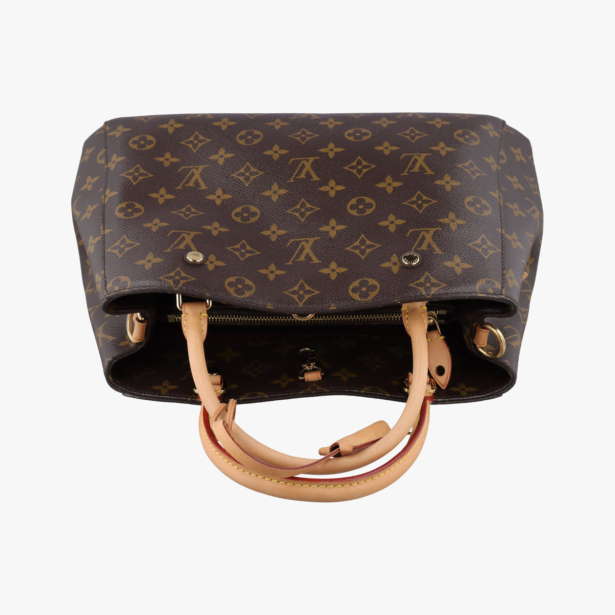 Secondhand Louis Vuitton MONTAIGNE MM Brown Monogram Canvas M41056 shoulderbag | stylenewstar