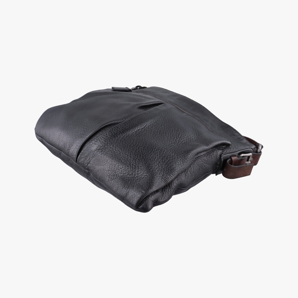 Pre-owned Prada Logo Black Leather VA0802 shoulderbag | stylenewstar