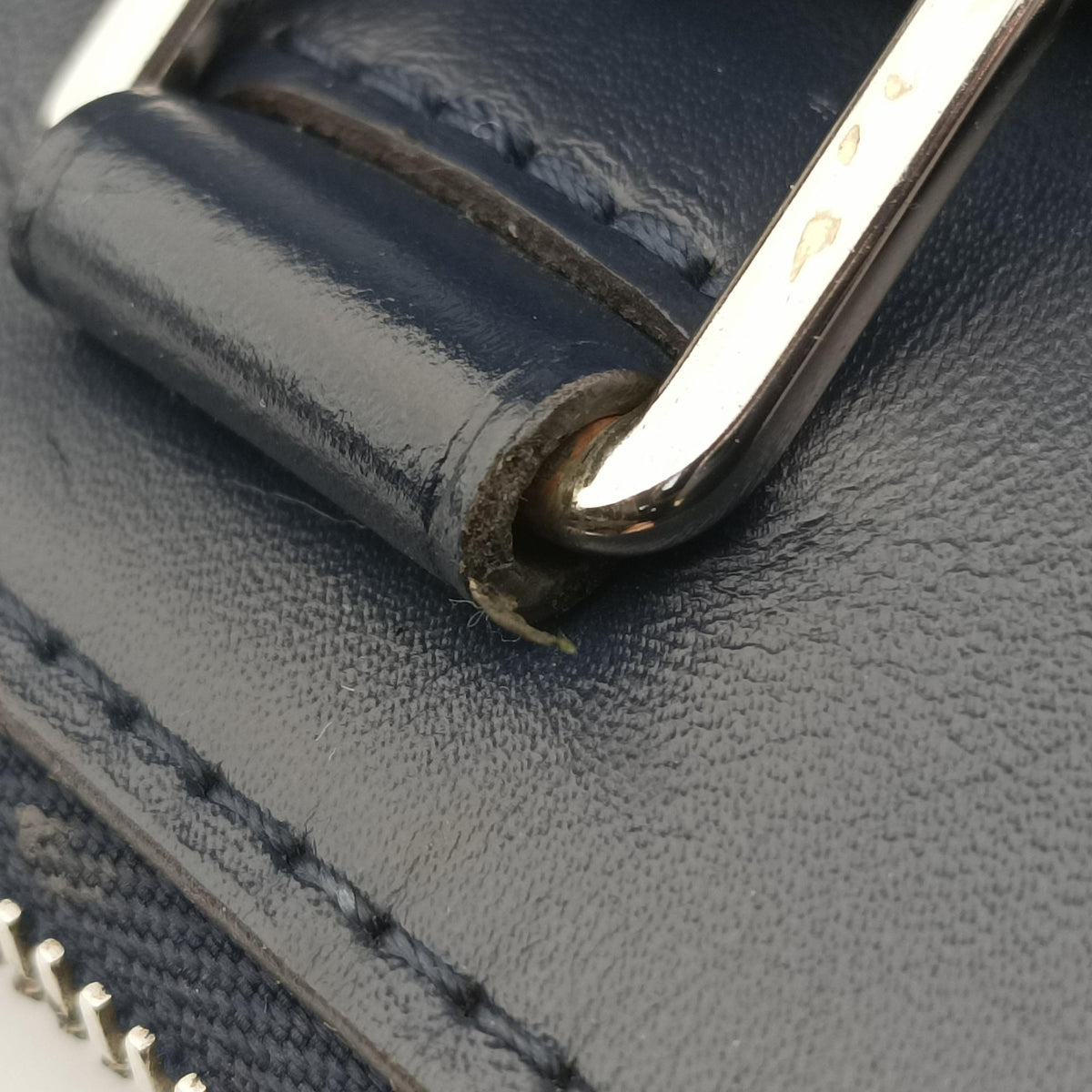Pre-owned Louis Vuitton Oliver Briefcase Navy Epi M51690 handbag | stylenewstar