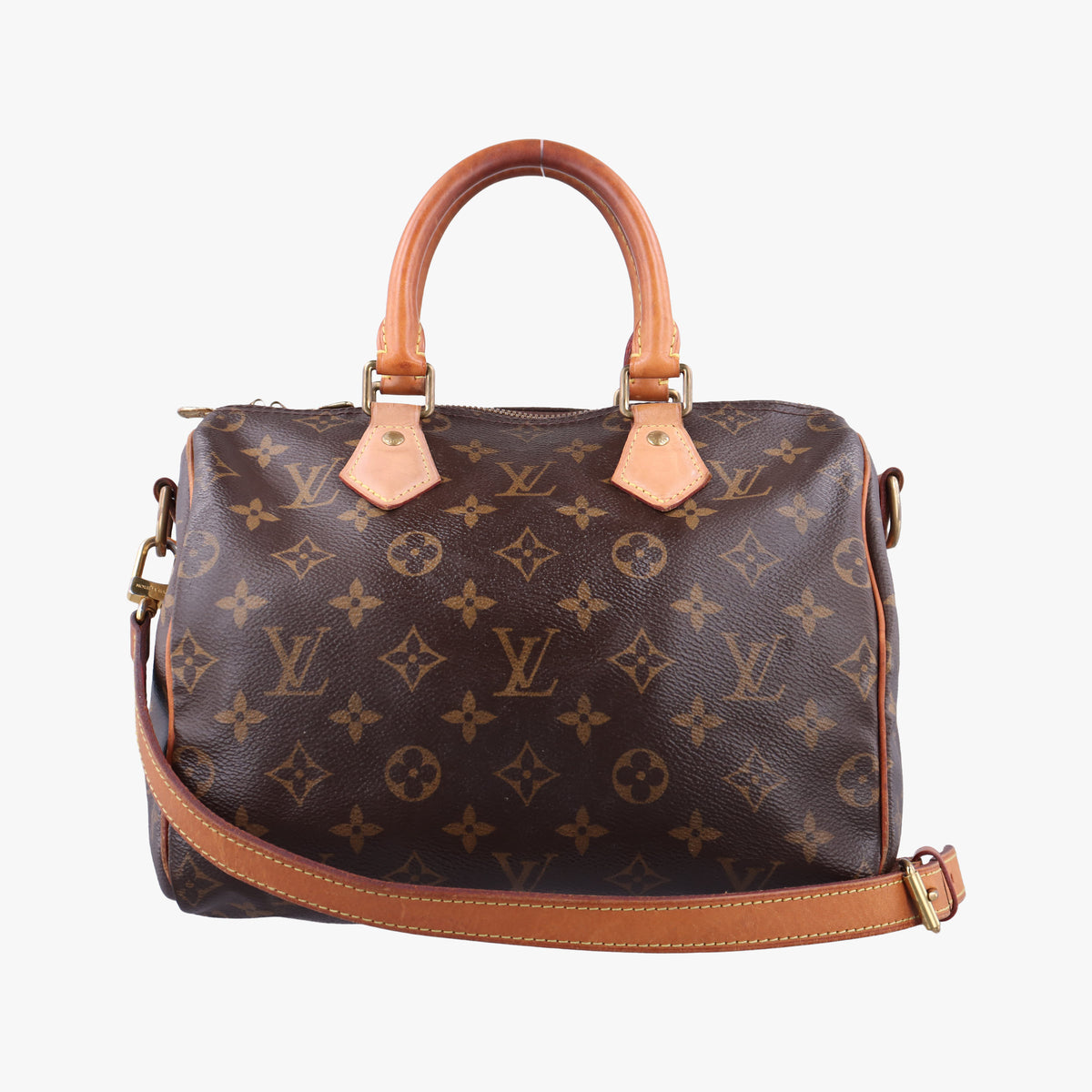 Vintage Louis Vuitton Speedy 25 brown Monogram Canvas M41113 shoulderbag | stylenewstar