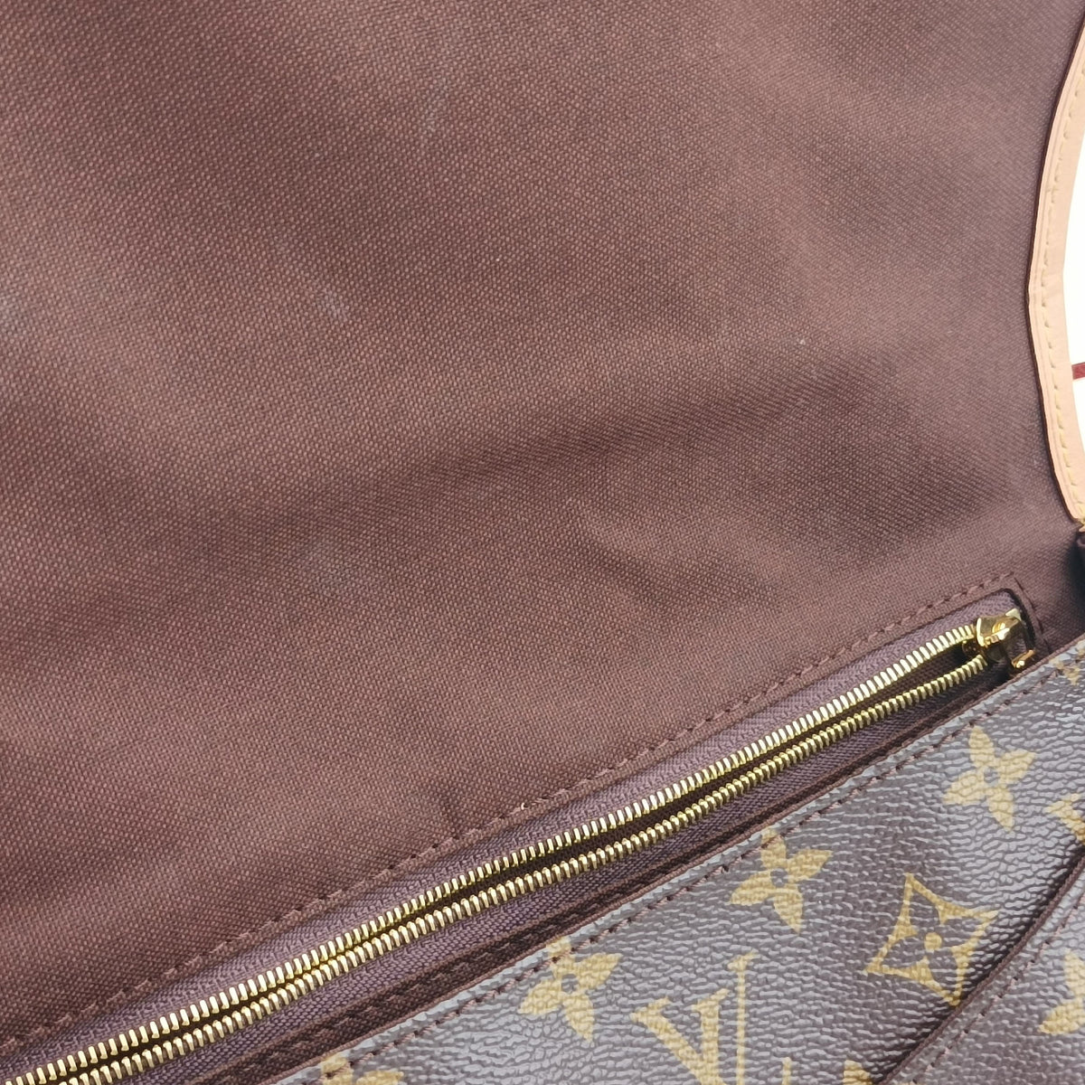 Secondhand Louis Vuitton Menilmontant PM Brown Monogram canvas M40474 shoulderbag | stylenewstar