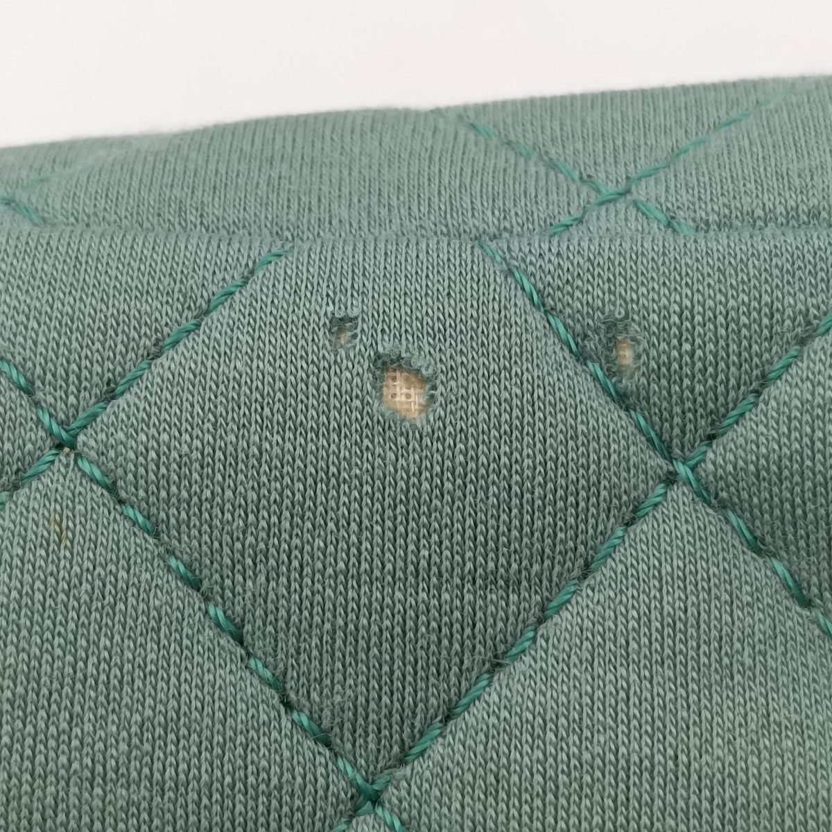 Secondhand Chanel 2.55 Matelasse Green Fabric A66985 shoulderbag | stylenewstar