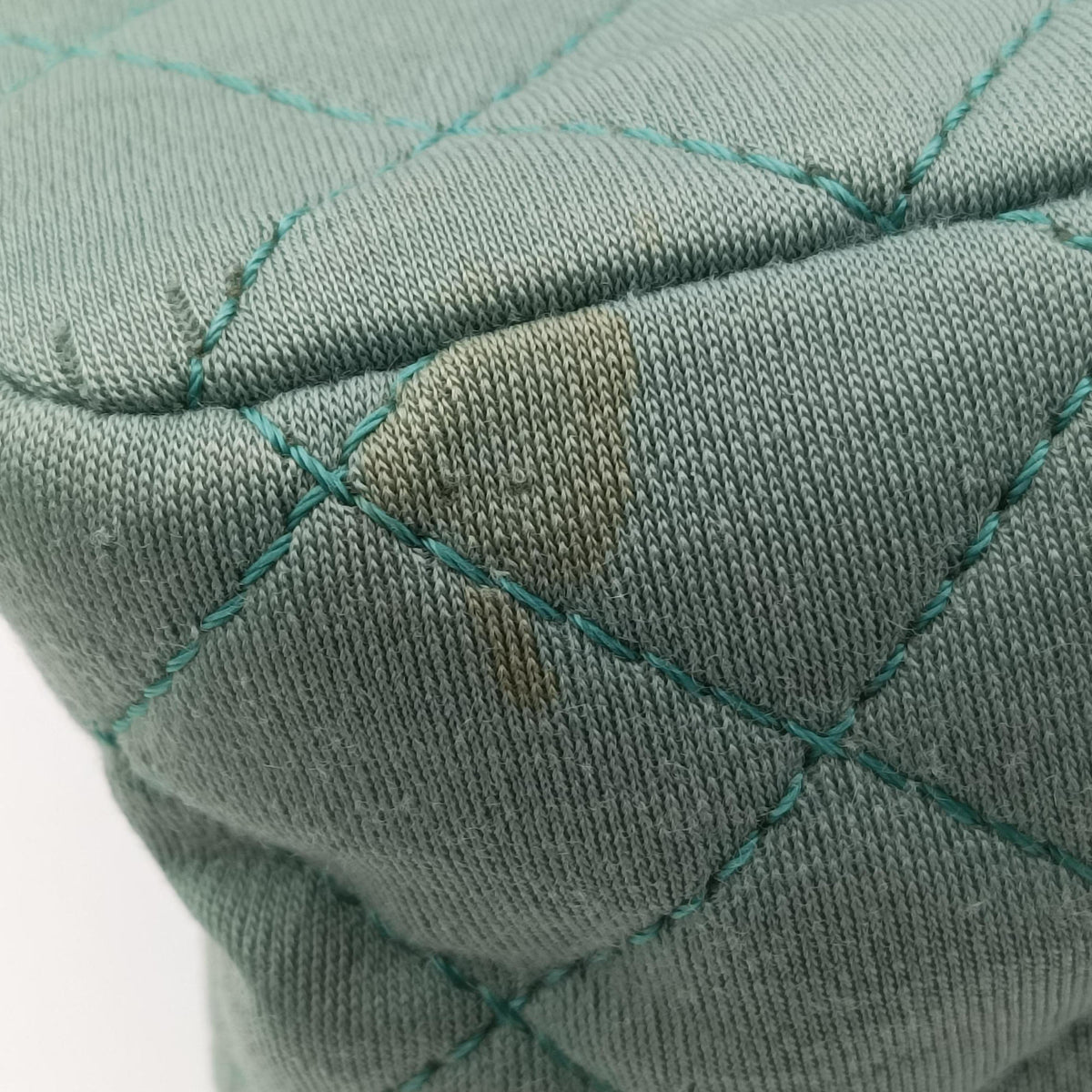 Secondhand Chanel 2.55 Matelasse Green Fabric A66985 shoulderbag | stylenewstar