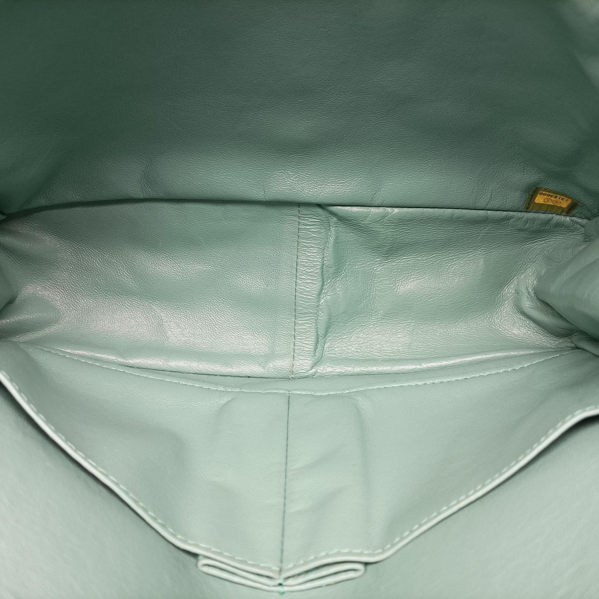 Secondhand Chanel 2.55 Matelasse Green Fabric A66985 shoulderbag | stylenewstar