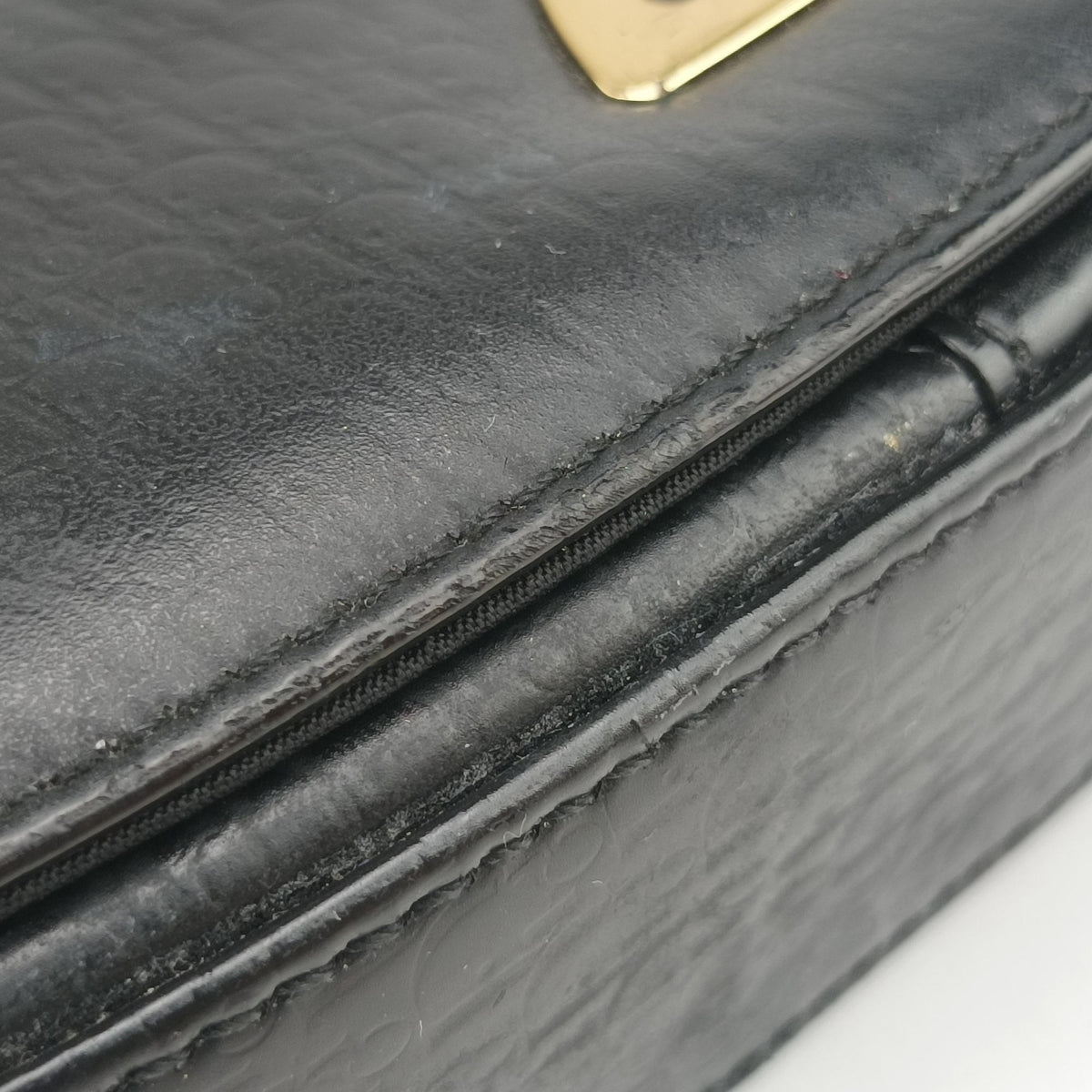 Pre-owned Christian Dior Malice pearl Black patent  shoulderbag | stylenewstar