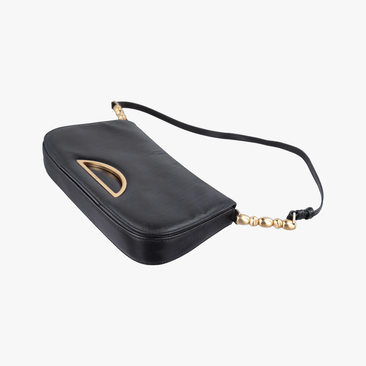 Pre-owned Christian Dior Malice pearl Black patent  shoulderbag | stylenewstar