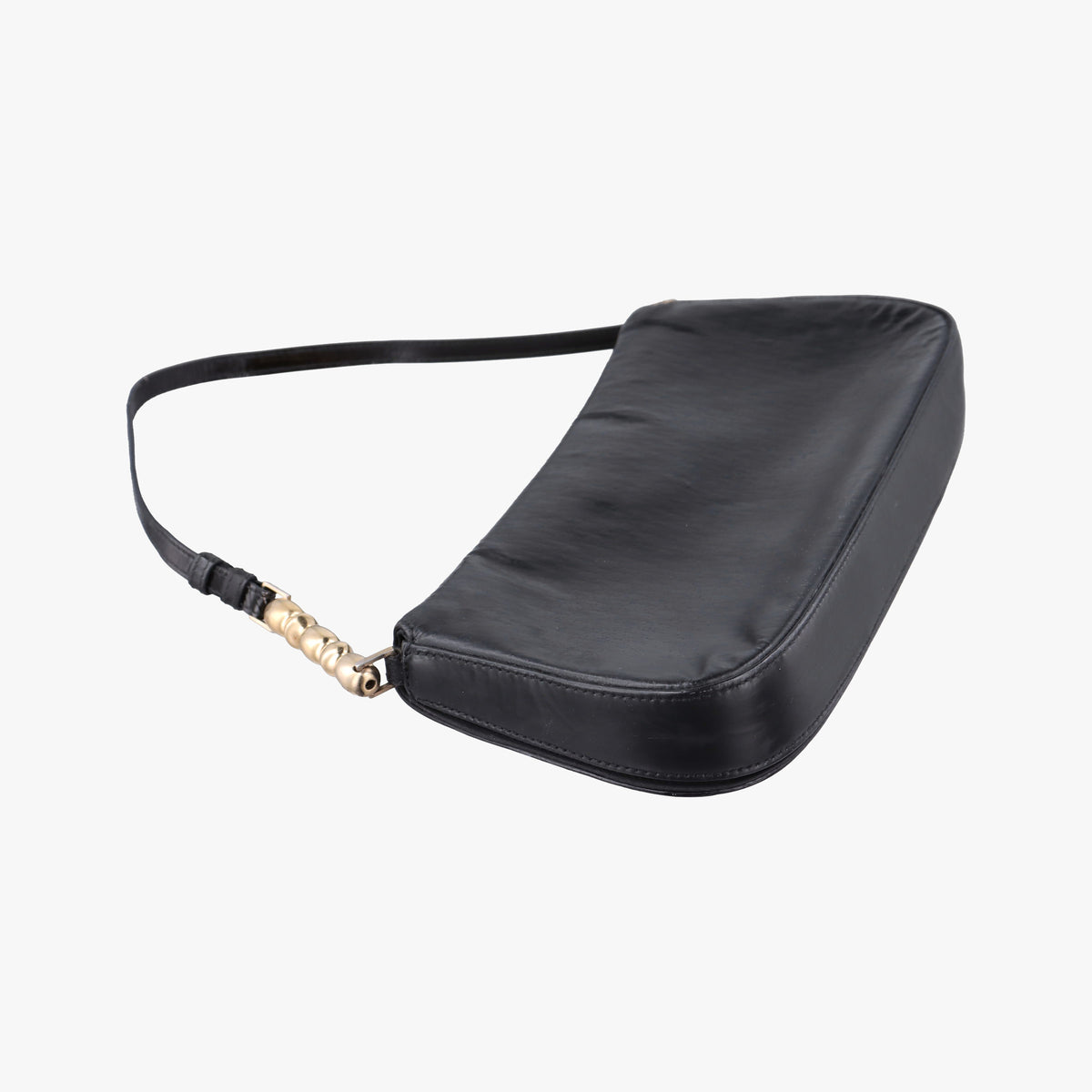 Pre-owned Christian Dior Malice pearl Black patent  shoulderbag | stylenewstar