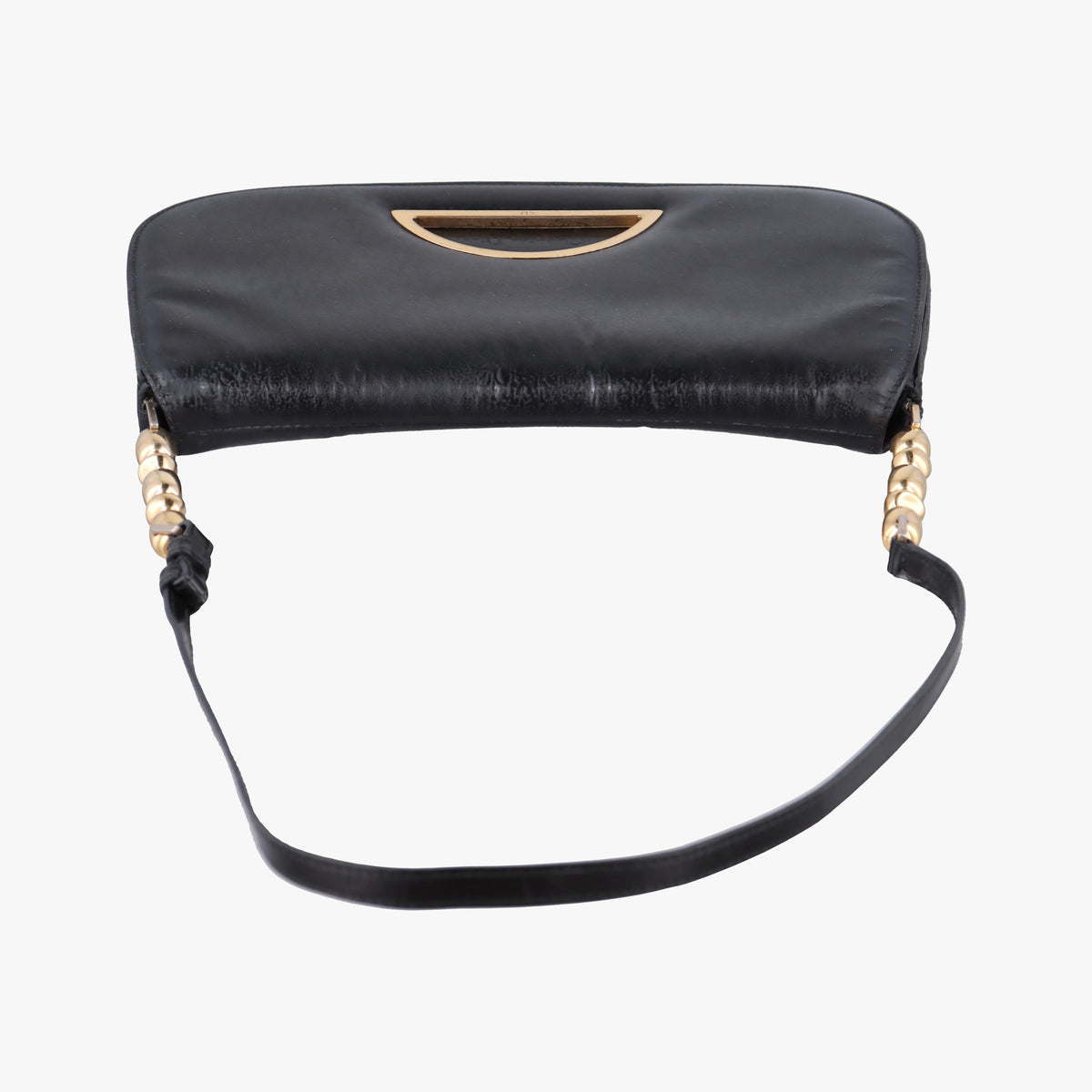 Pre-owned Christian Dior Malice pearl Black patent  shoulderbag | stylenewstar