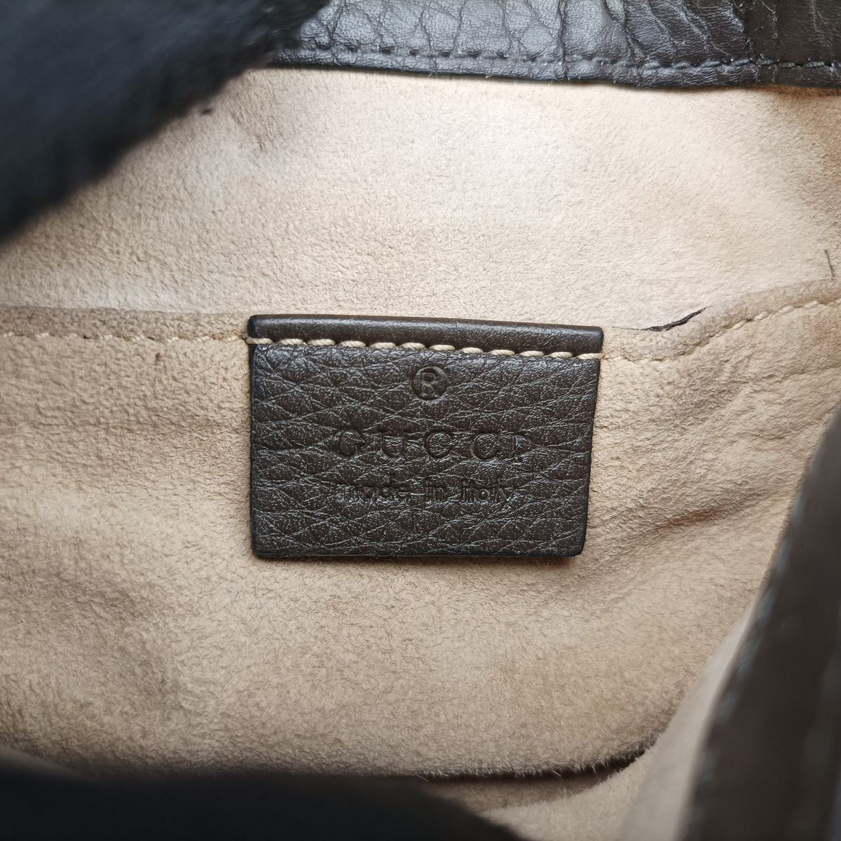 Vintage Gucci 1973 Double G Brown Leather 251821 shoulderbag | stylenewstar