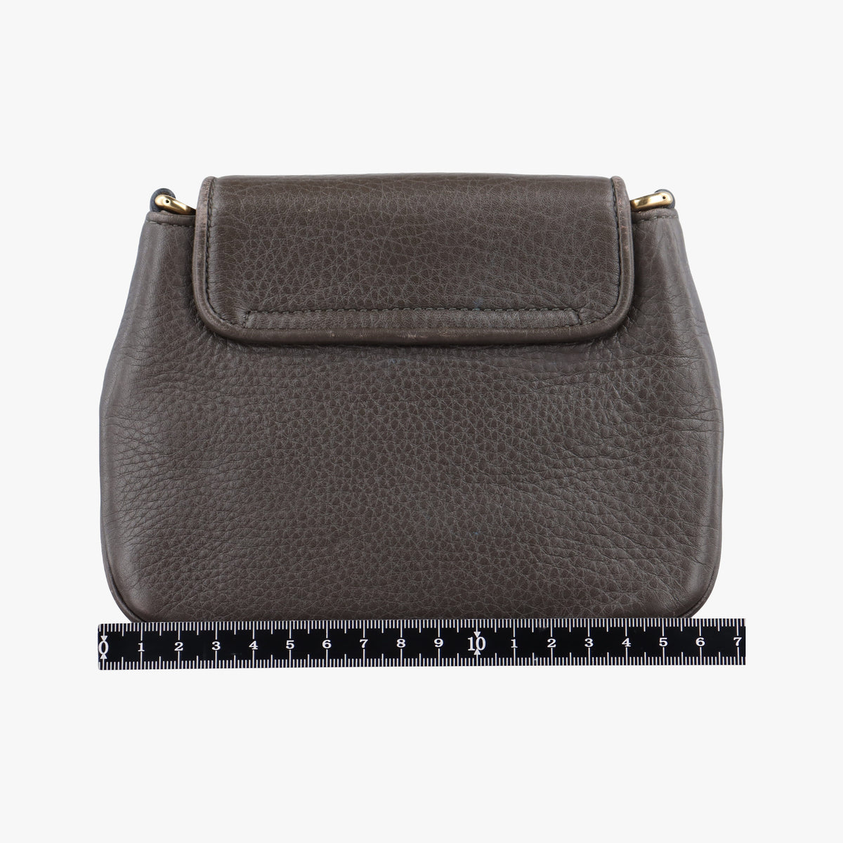 Vintage Gucci 1973 Double G Brown Leather 251821 shoulderbag | stylenewstar
