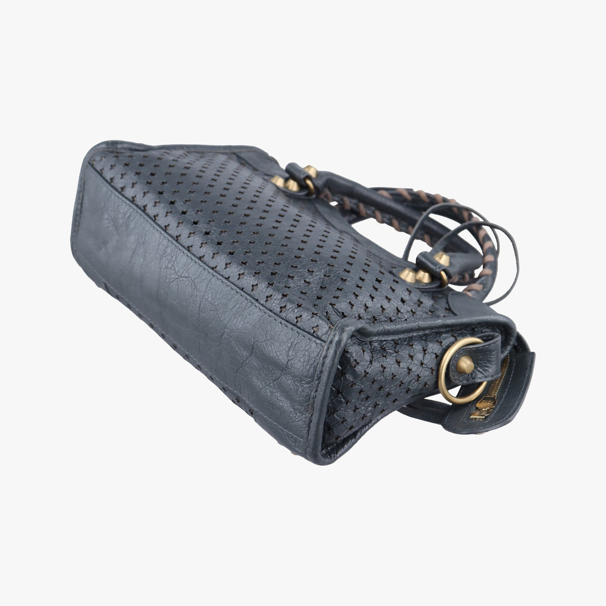 Pre-owned Balenciaga Classic City Grey lambskin  shoulderbag | stylenewstar