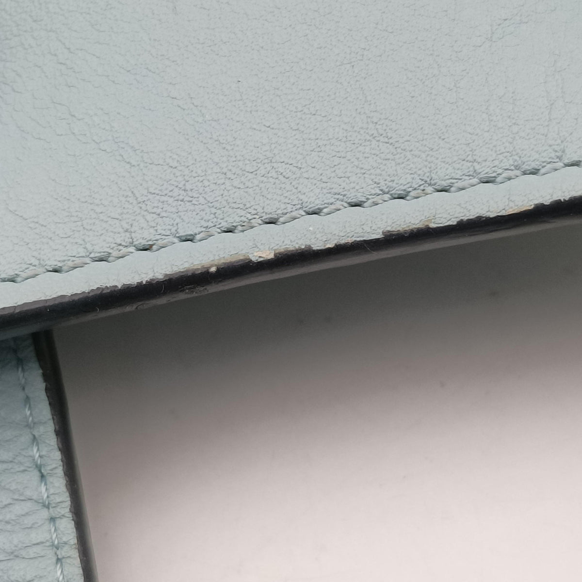 Pre-owned Loewe Hammock Blue Leather  shoulderbag | stylenewstar