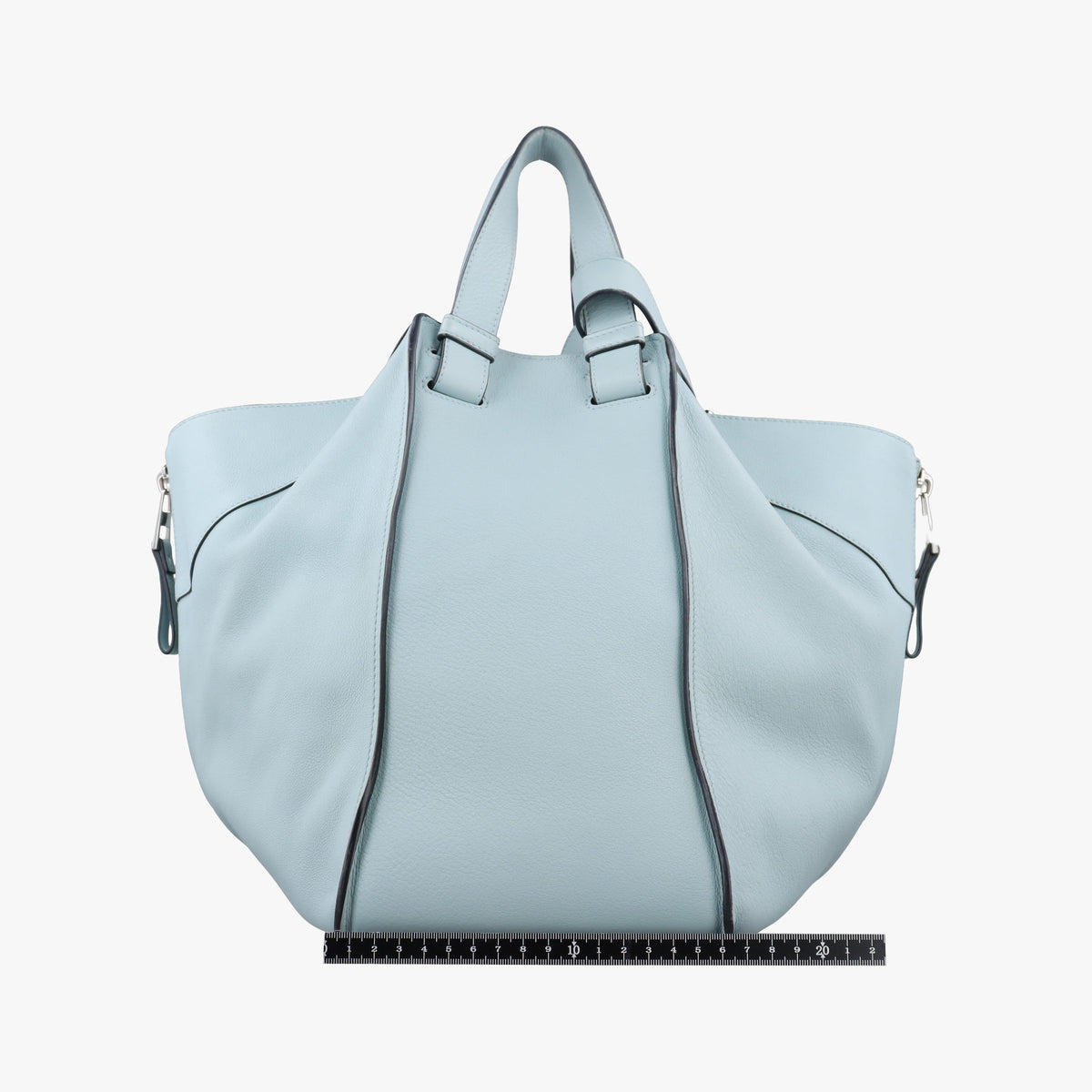 Pre-owned Loewe Hammock Blue Leather  shoulderbag | stylenewstar