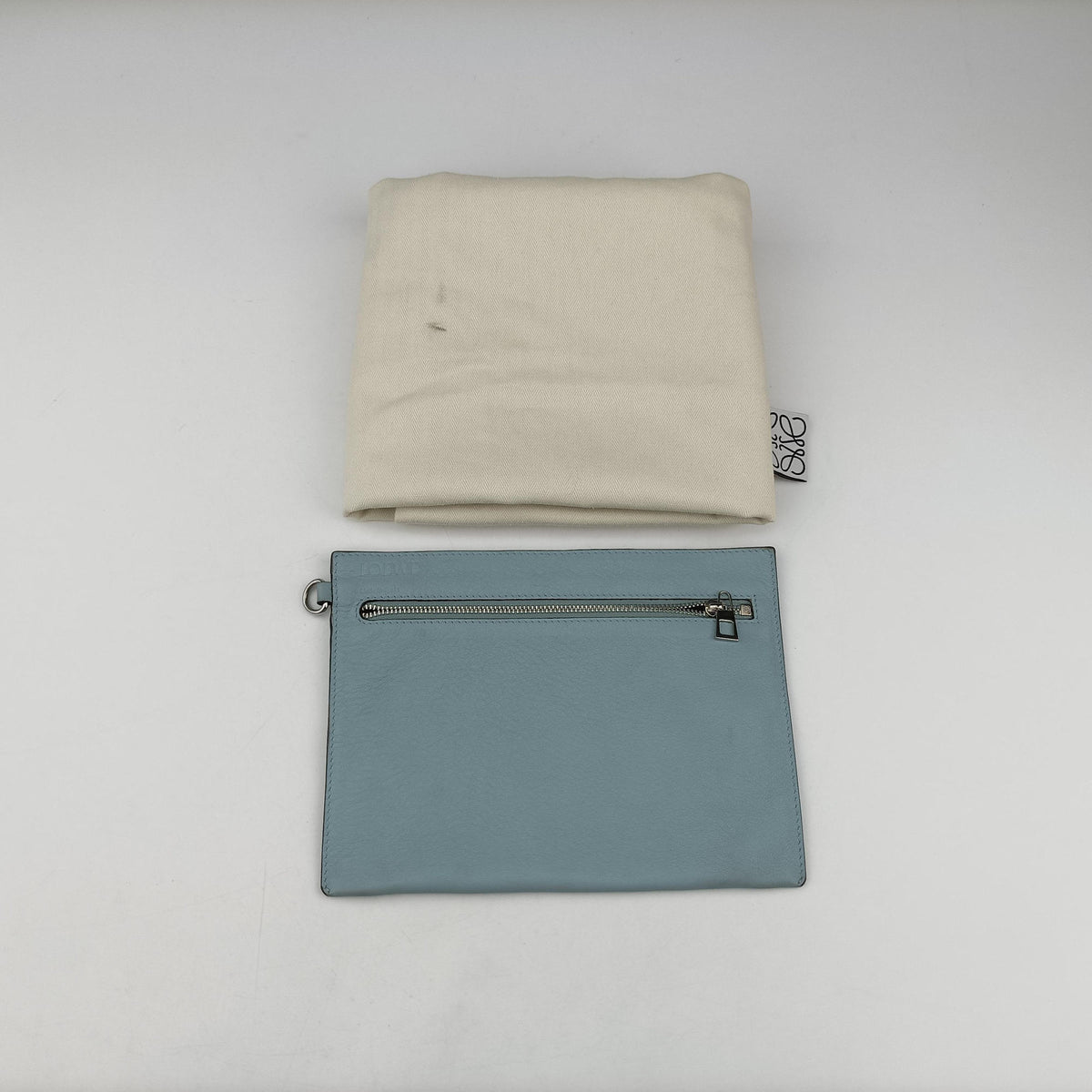 Pre-owned Loewe Hammock Blue Leather  shoulderbag | stylenewstar