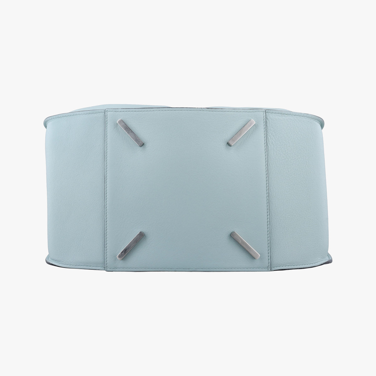 Pre-owned Loewe Hammock Blue Leather  shoulderbag | stylenewstar