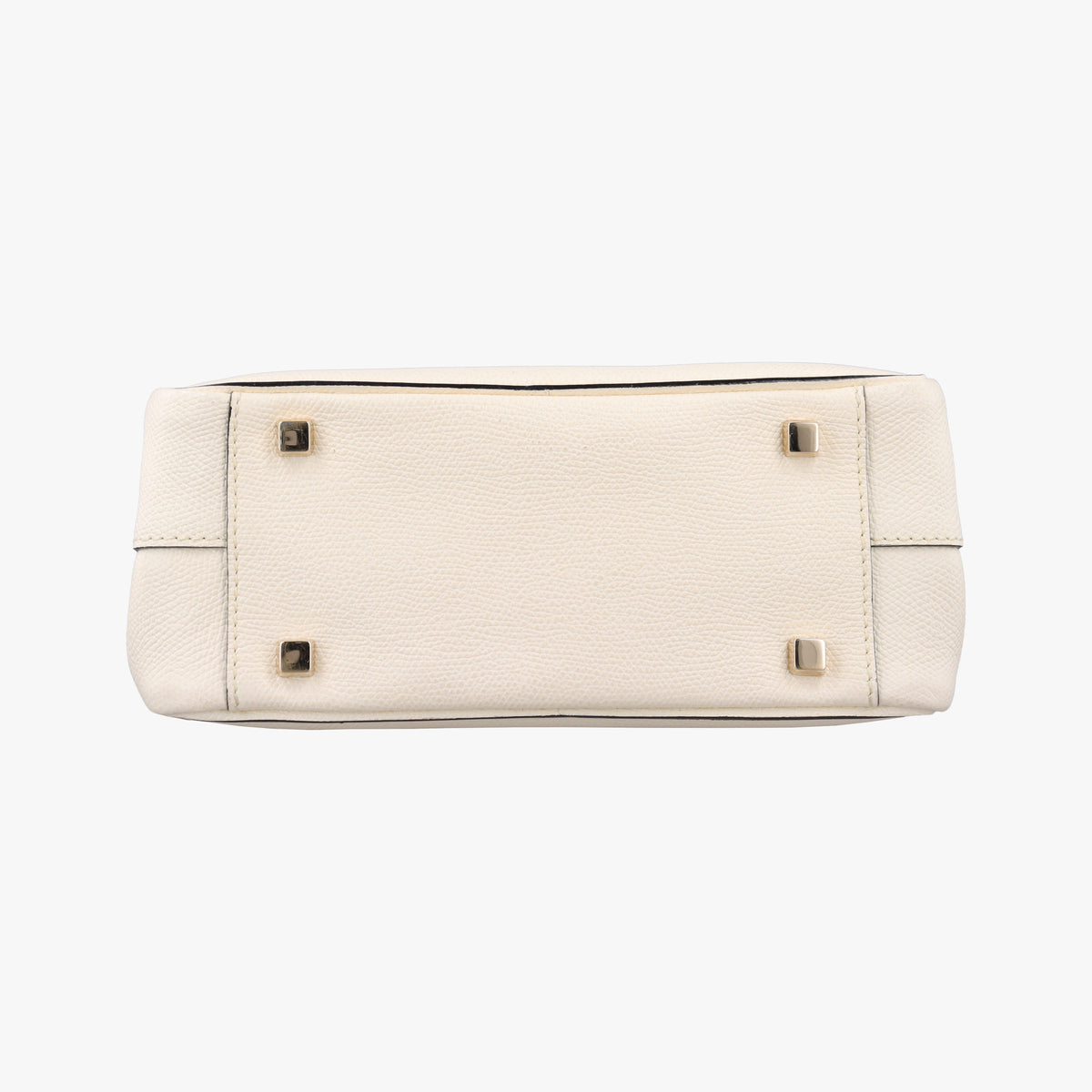 Vintage Valextra Serie Esse Mini White Leather  shoulderbag | stylenewstar