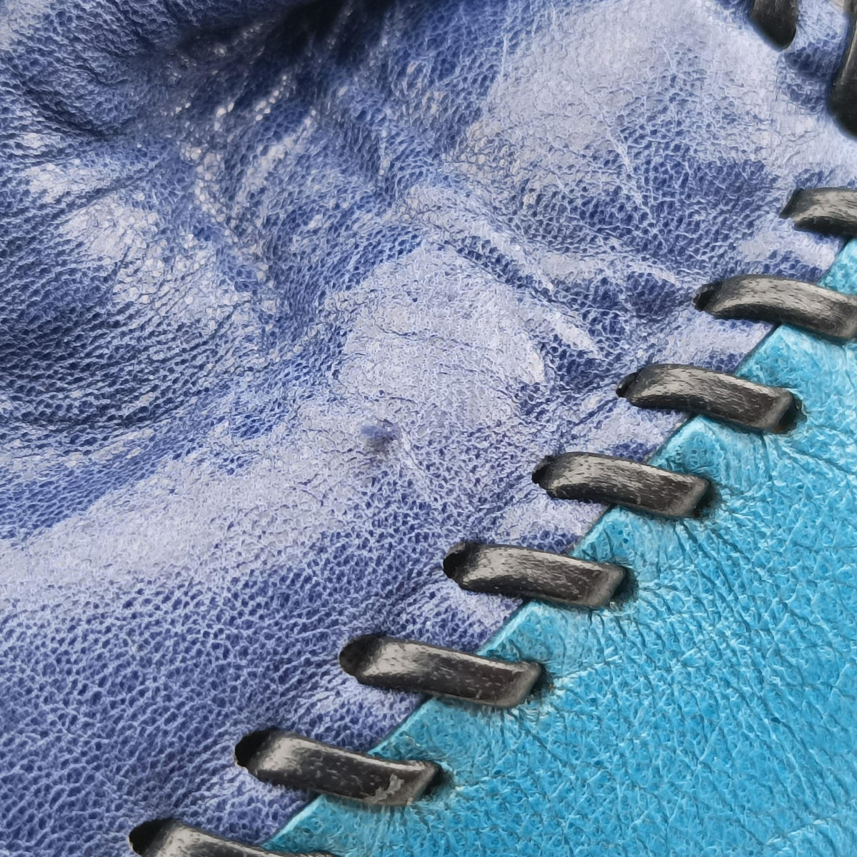 Vintage Balenciaga Sunday Tote Blue Leather  handbag | stylenewstar