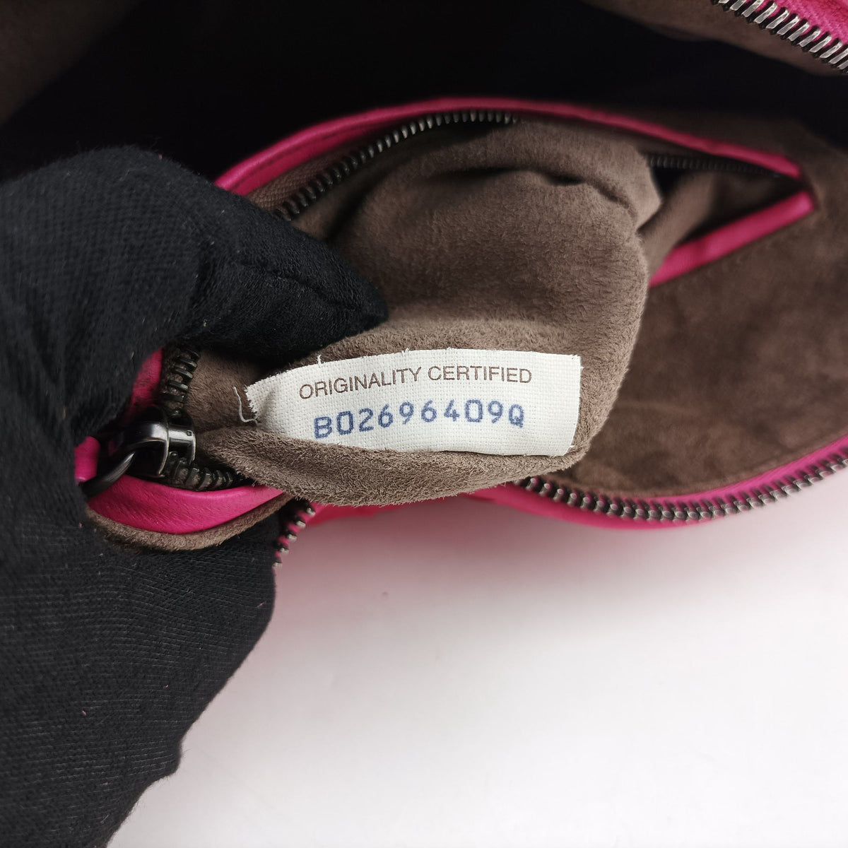 Pre-owned Bottega Veneta Nodini Intrecciato Pink Lambskin  shoulderbag | stylenewstar