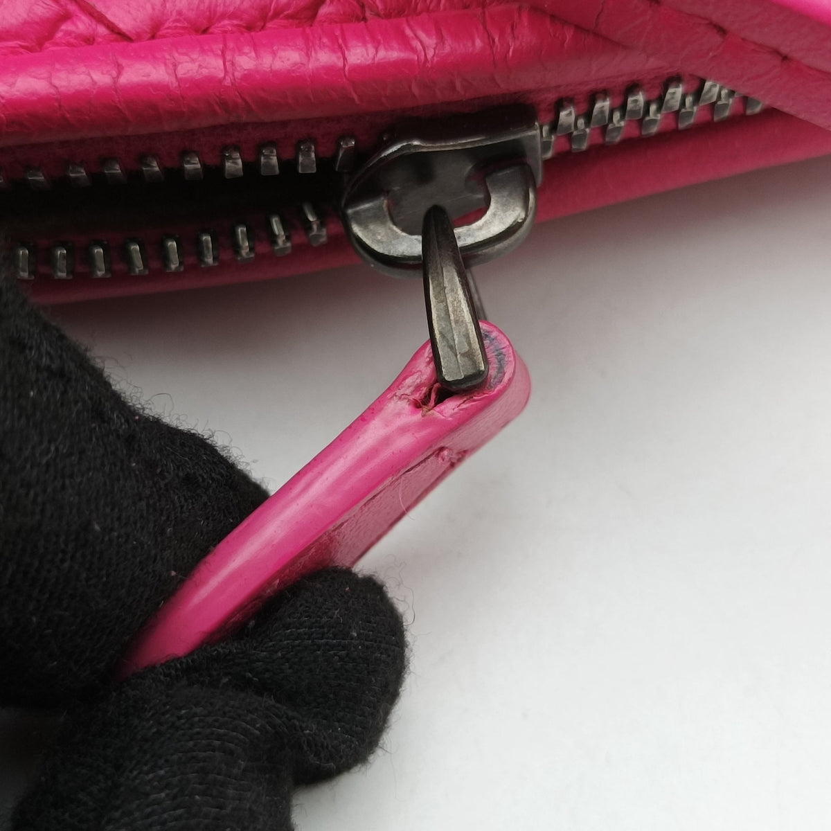 Pre-owned Bottega Veneta Nodini Intrecciato Pink Lambskin  shoulderbag | stylenewstar