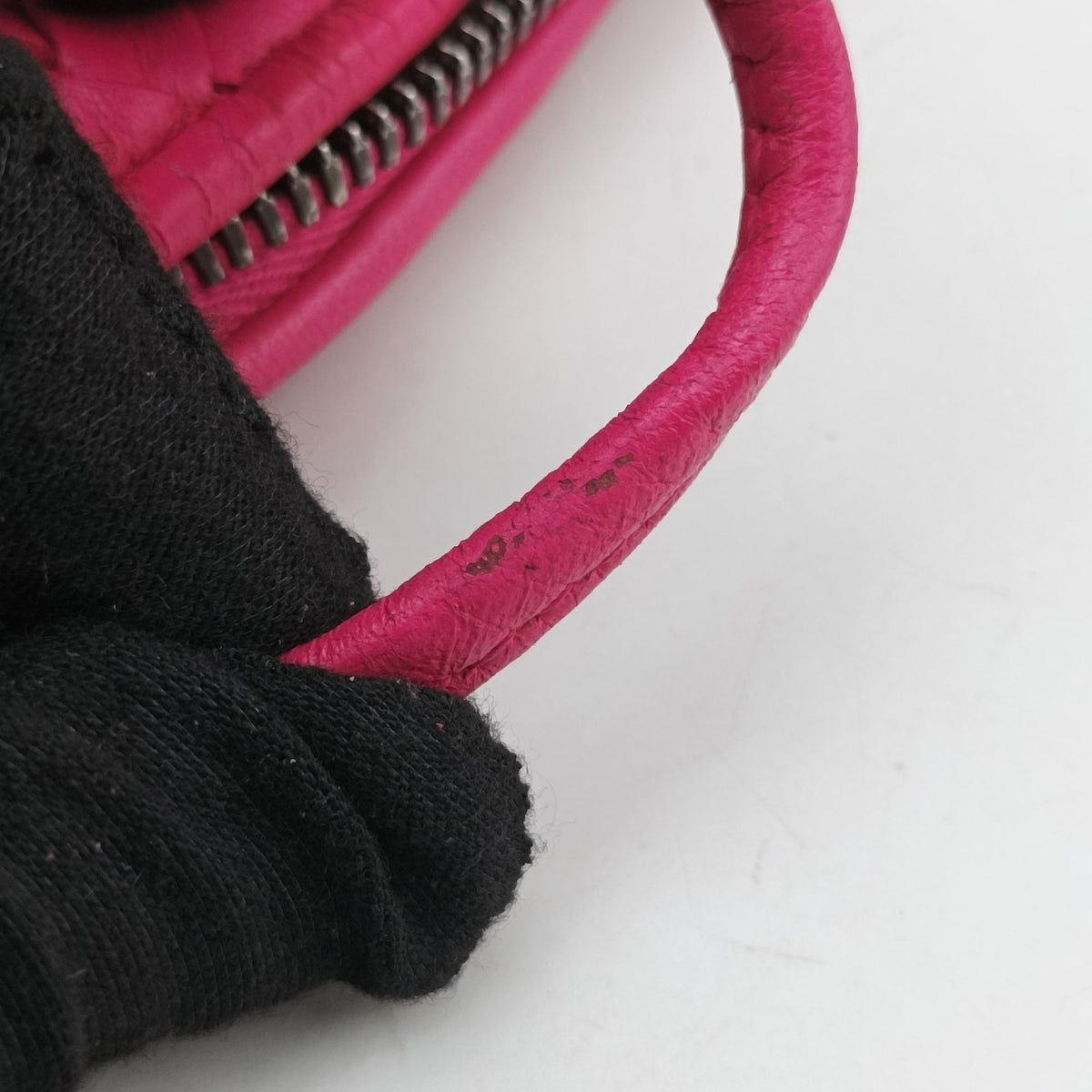 Pre-owned Bottega Veneta Nodini Intrecciato Pink Lambskin  shoulderbag | stylenewstar
