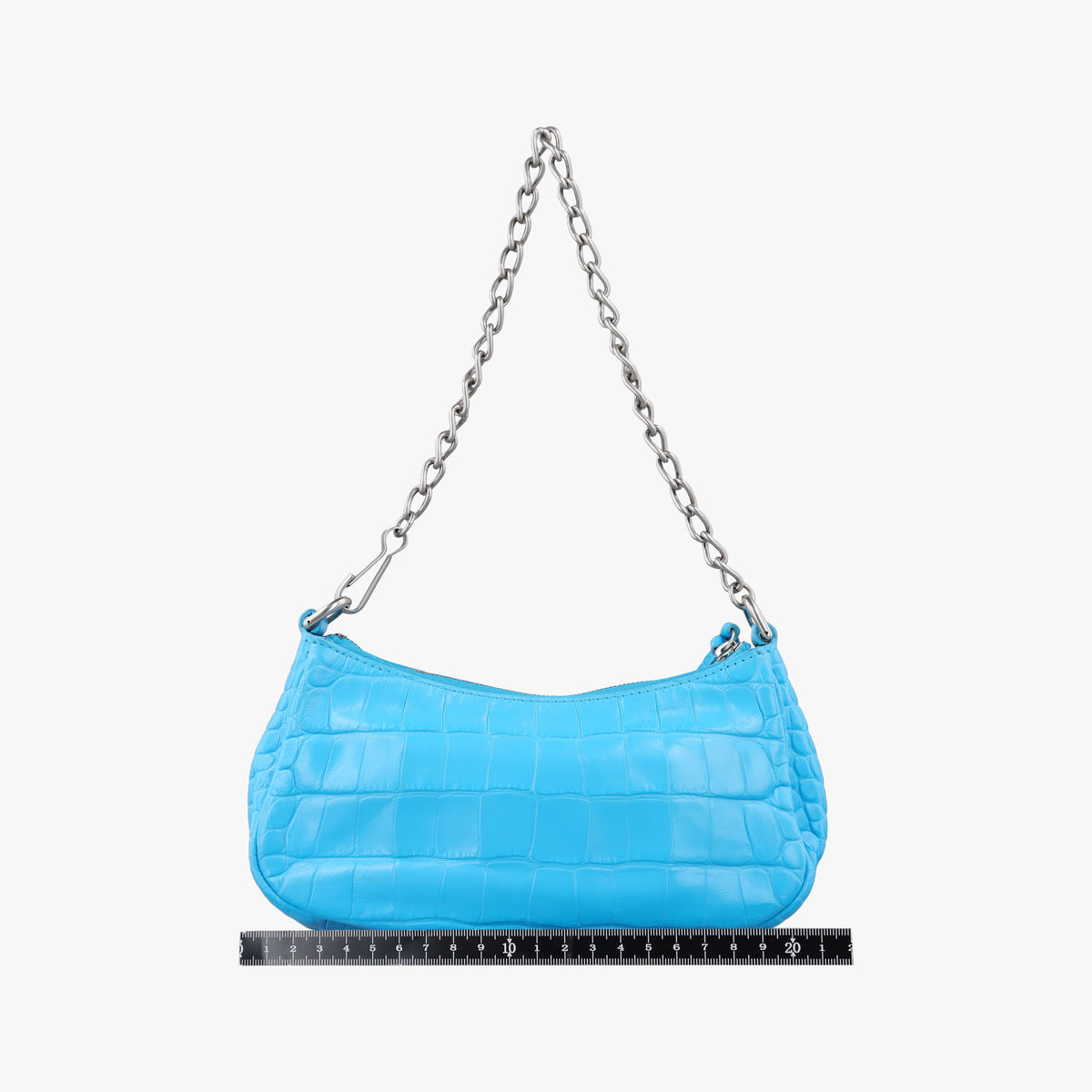 Pre-owned Balenciaga Le Cagole Blue Leather  shoulderbag | stylenewstar