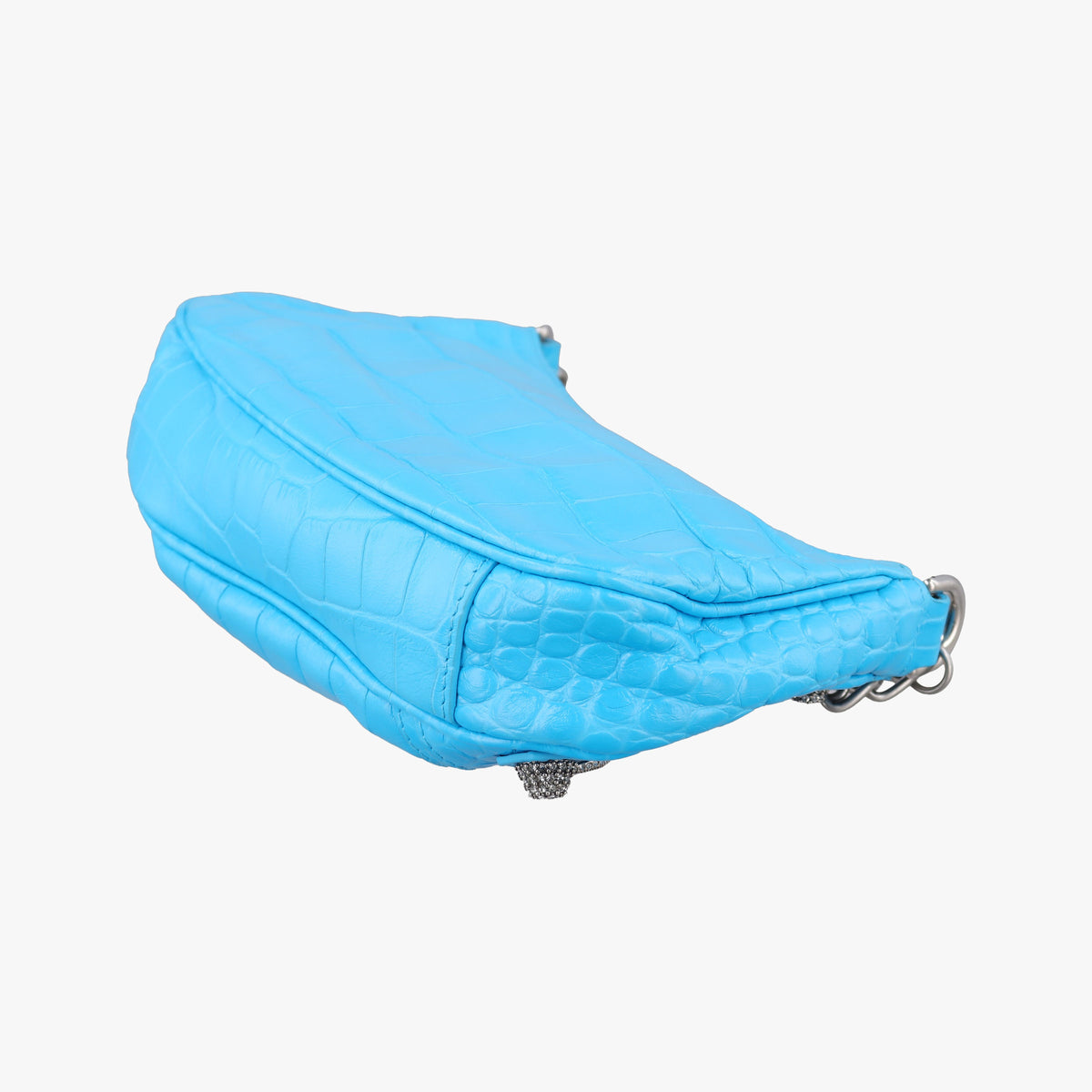 Pre-owned Balenciaga Le Cagole Blue Leather  shoulderbag | stylenewstar