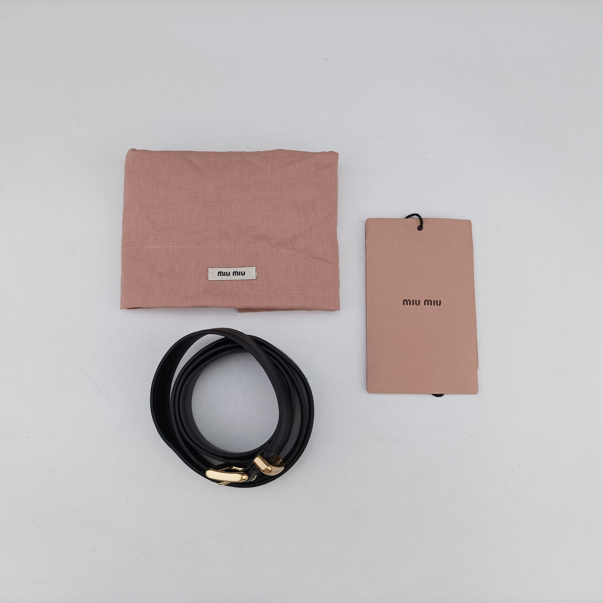 Vintage Miu Miu Logo belt Black leather  bum bag/waist bag | stylenewstar