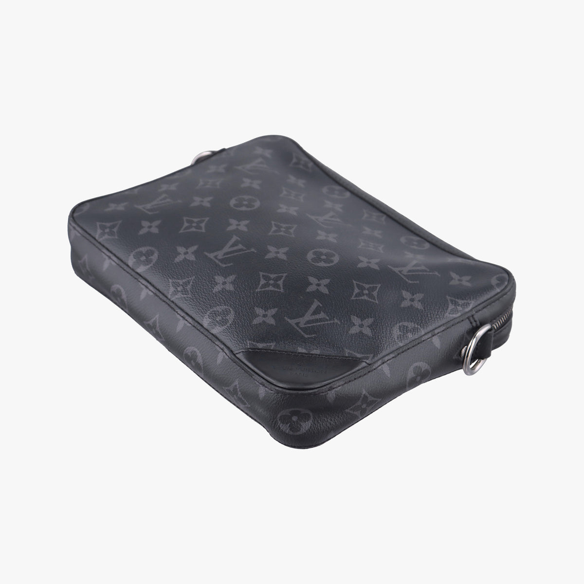 Pre-owned Louis Vuitton Trio Messenger Gris Monogram Shadow M46603 shoulderbag | stylenewstar