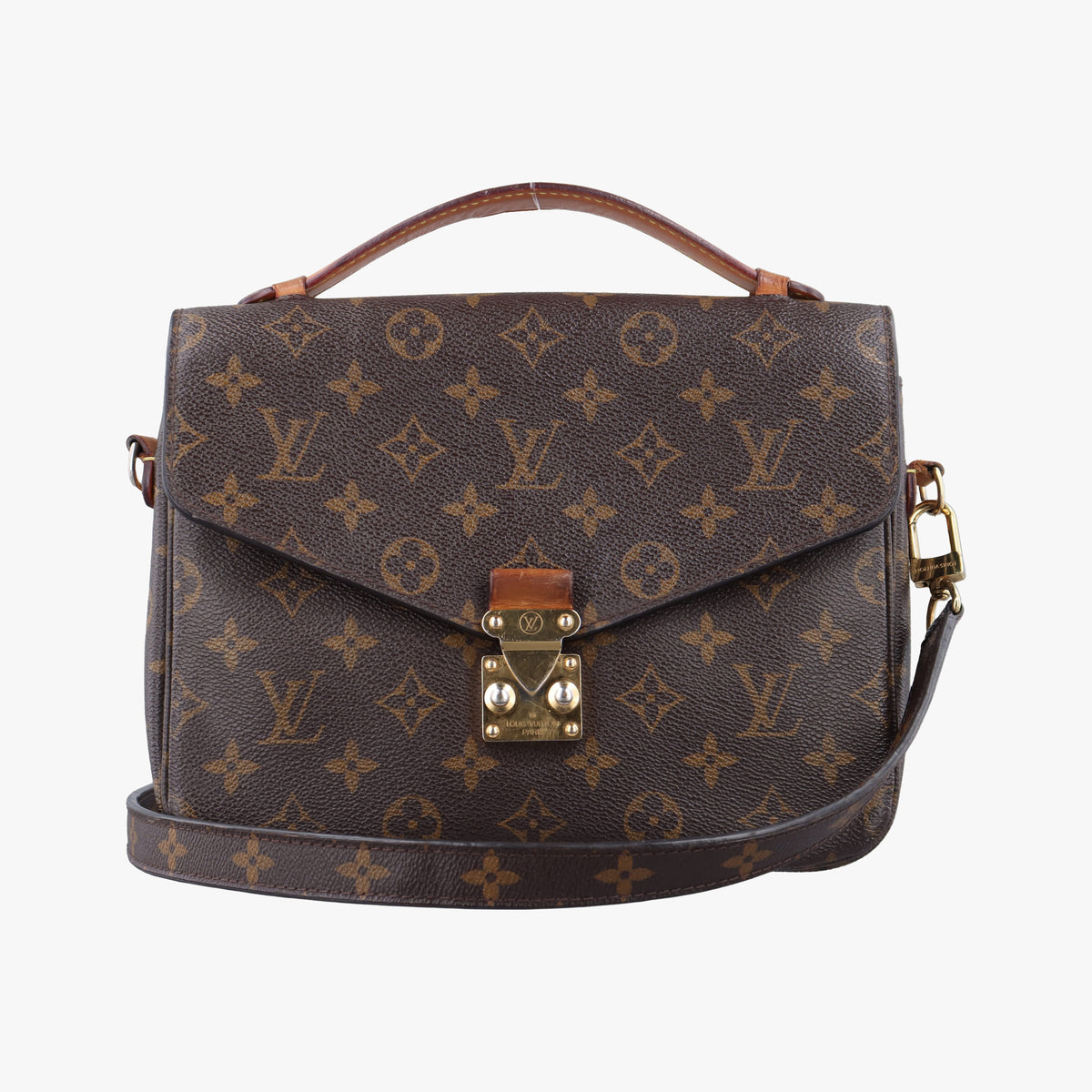 Pre-owned Louis Vuitton Pochette Metis MM Brown Monogram canvas M44875 shoulderbag | stylenewstar