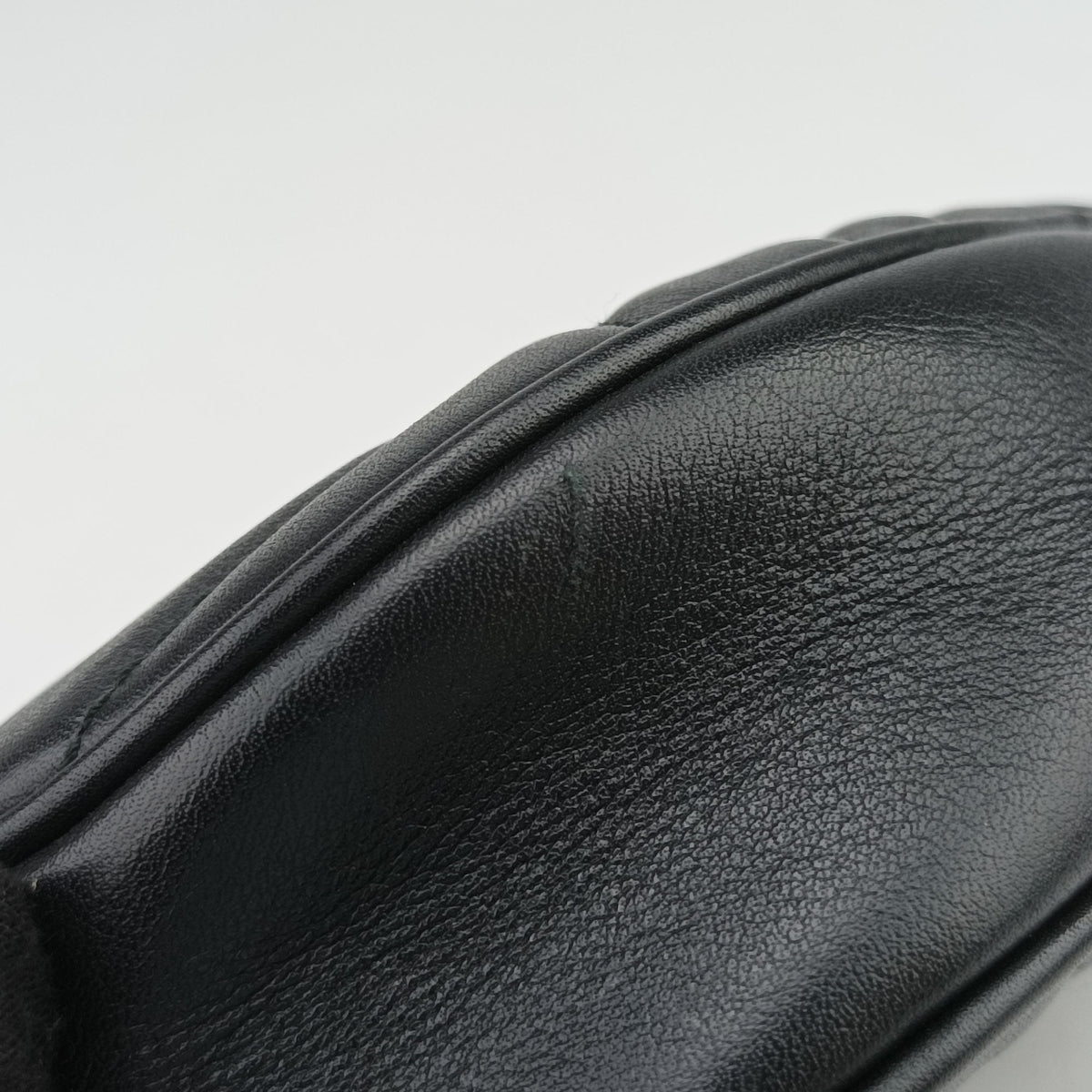 Vintage Gucci GG Marmont Black Leather 476434 bum bag/waist bag | stylenewstar