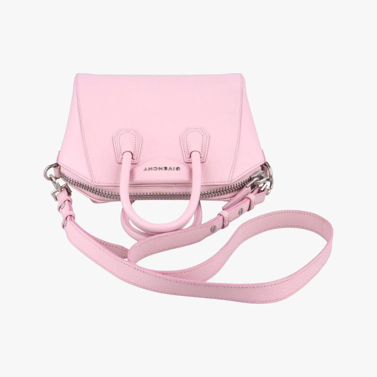 Pre-owned Givenchy Antigona Pink Leather  shoulderbag | stylenewstar