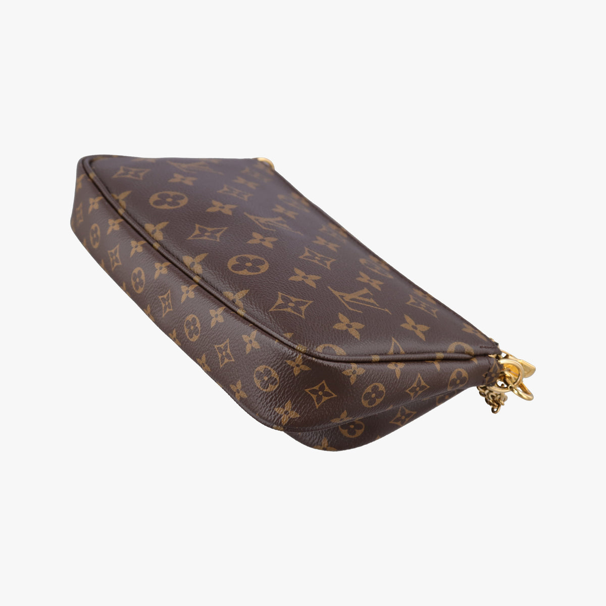 Secondhand Louis Vuitton MULTI POCHETTE ACCESSOIRES brown×khaki Monogram Canvas M44813 shoulderbag | stylenewstar