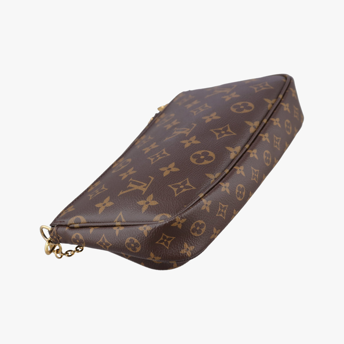 Secondhand Louis Vuitton MULTI POCHETTE ACCESSOIRES brown×khaki Monogram Canvas M44813 shoulderbag | stylenewstar