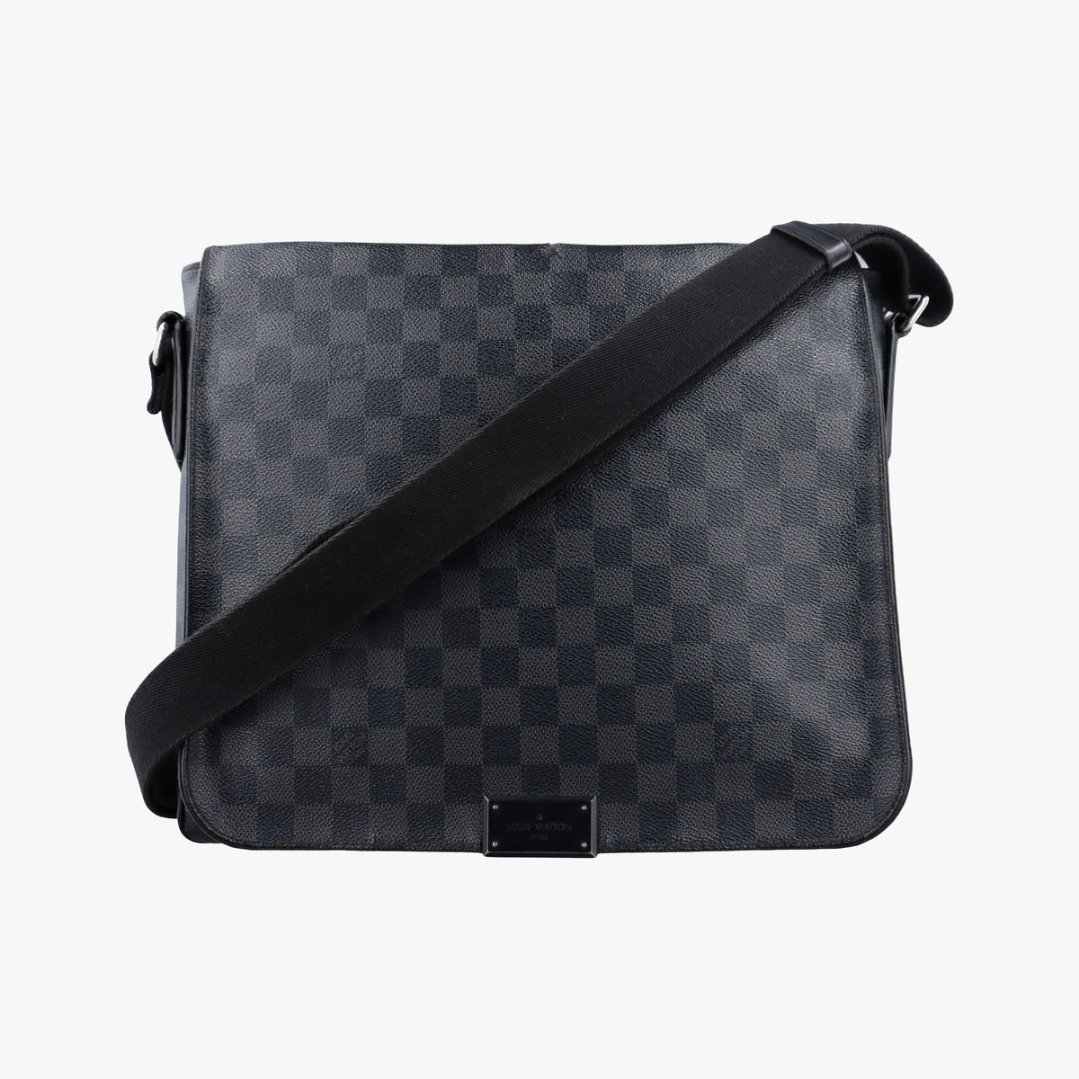 Vintage Louis Vuitton District MM Noir Damier GRAPHITE N41272 shoulderbag | stylenewstar