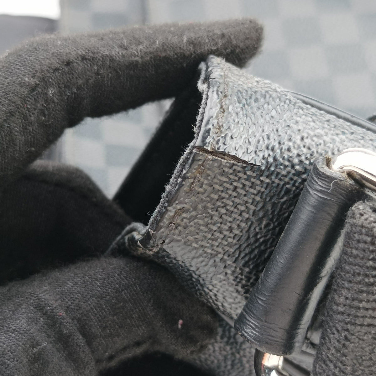 Vintage Louis Vuitton District MM Noir Damier GRAPHITE N41272 shoulderbag | stylenewstar