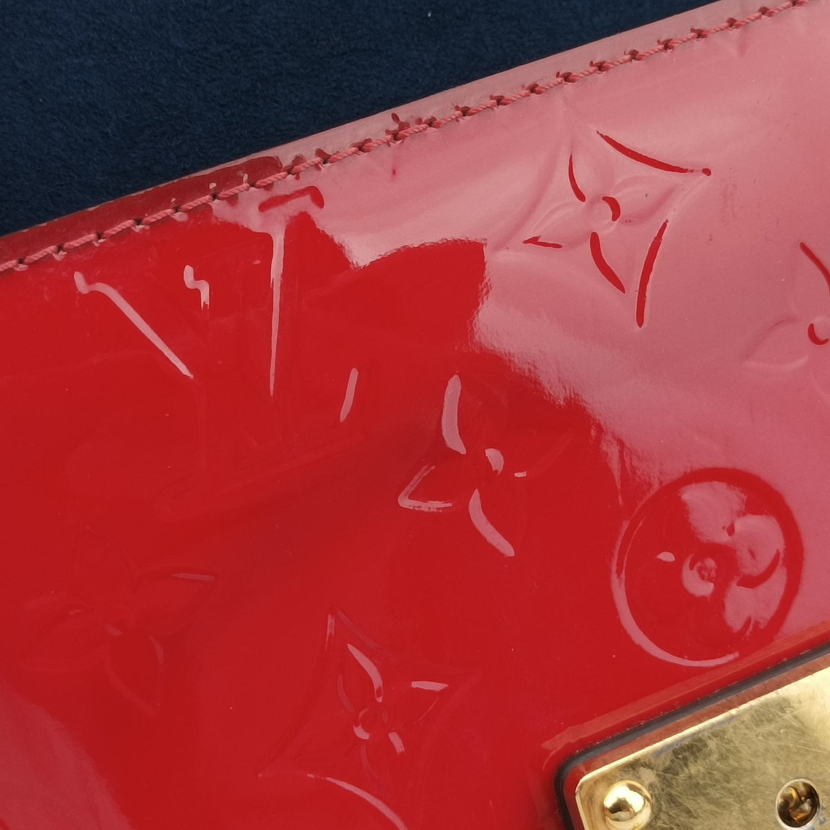 Pre-owned Louis Vuitton Spring street PM Scarlet Red Vernis×Epi×Monogram Canvas M90505 shoulderbag | stylenewstar