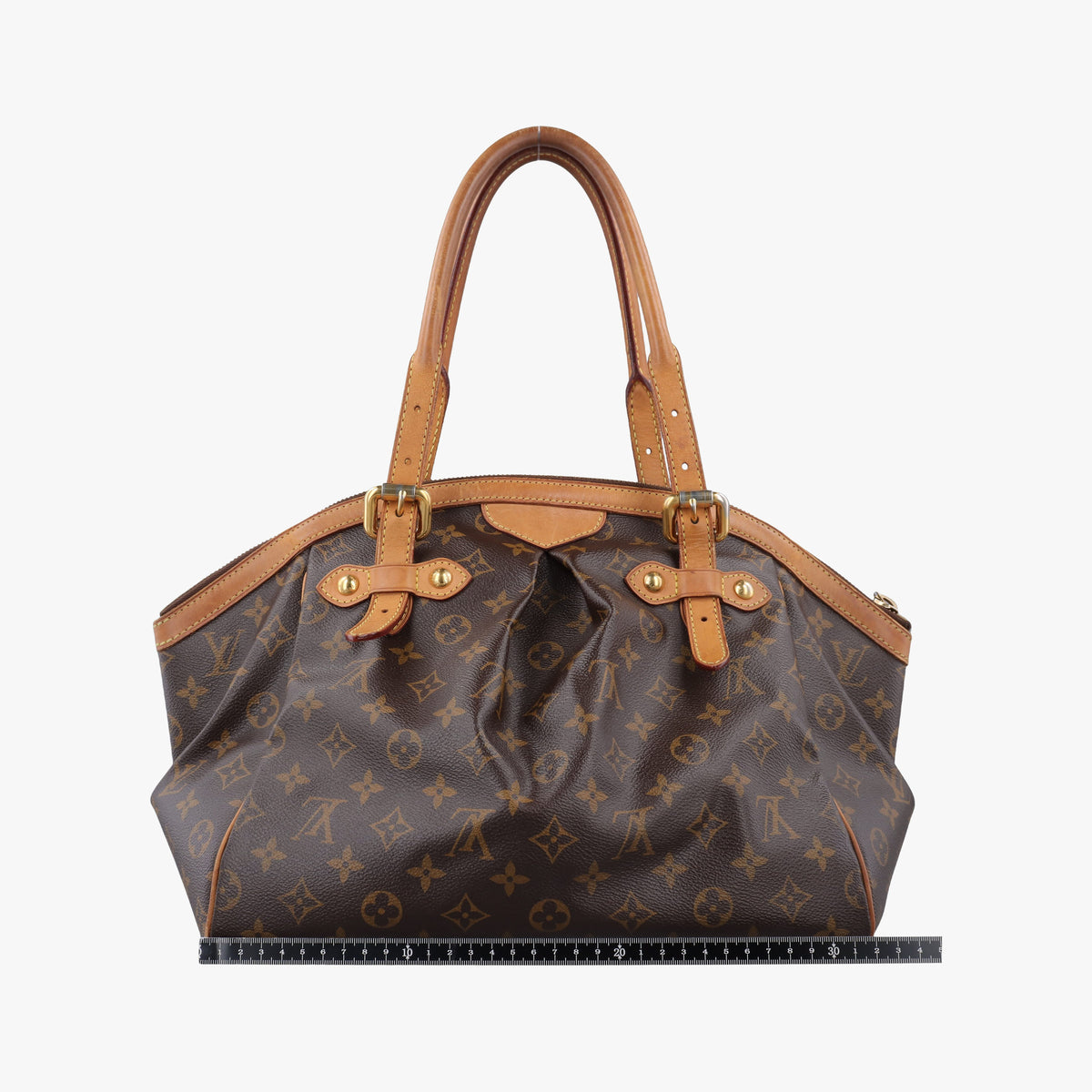 Pre-owned Louis Vuitton TIVOLI GM Brown Monogram Canvas M40144 handbag | stylenewstar