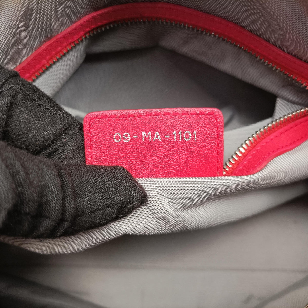 Pre-owned Christian Dior Granville Red lambskin  shoulderbag | stylenewstar