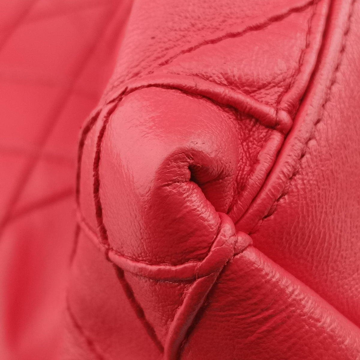 Pre-owned Christian Dior Granville Red lambskin  shoulderbag | stylenewstar