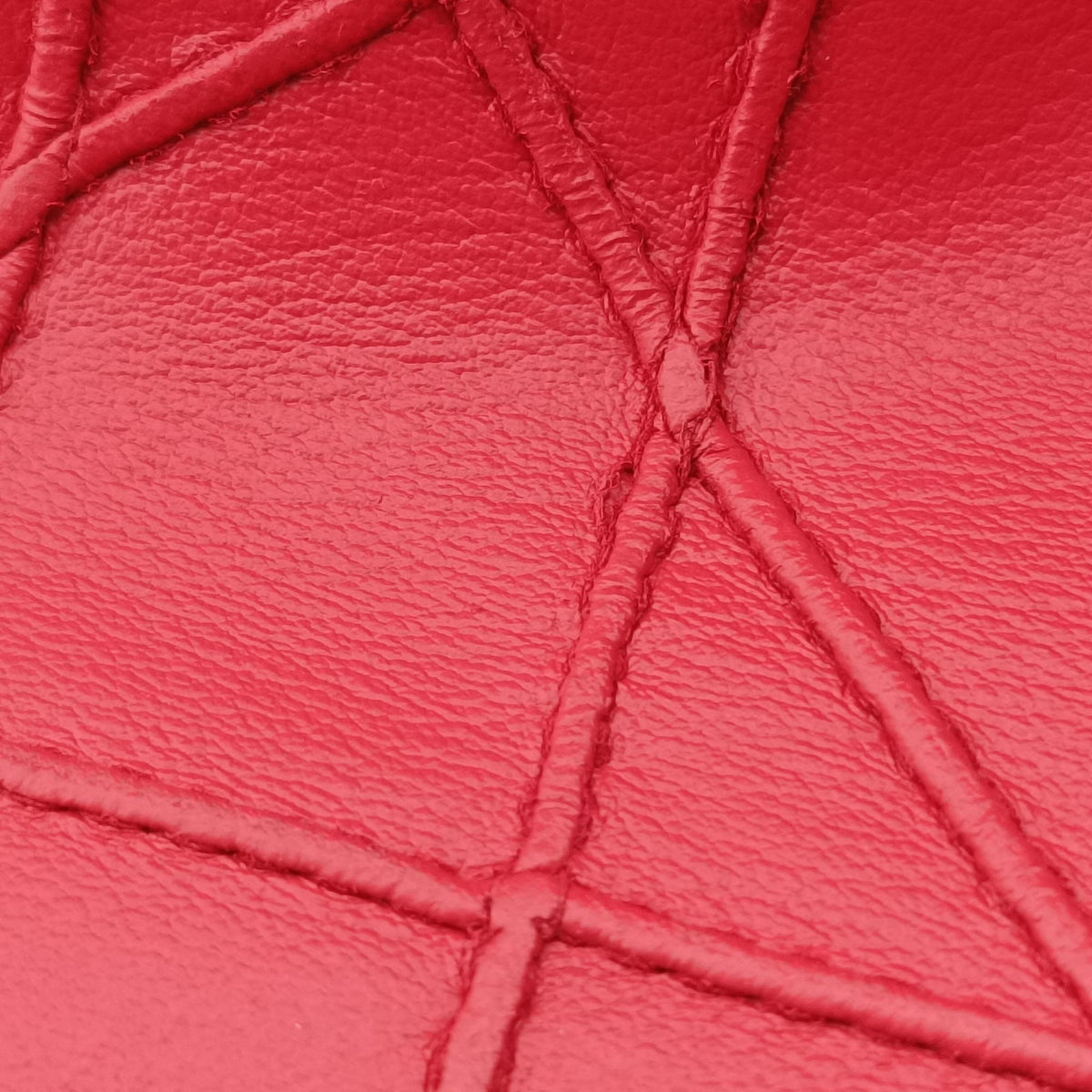 Pre-owned Christian Dior Granville Red lambskin  shoulderbag | stylenewstar