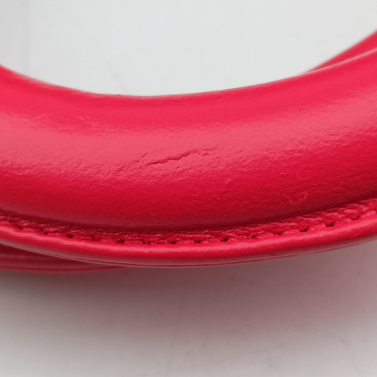 Pre-owned Christian Dior Granville Red lambskin  shoulderbag | stylenewstar