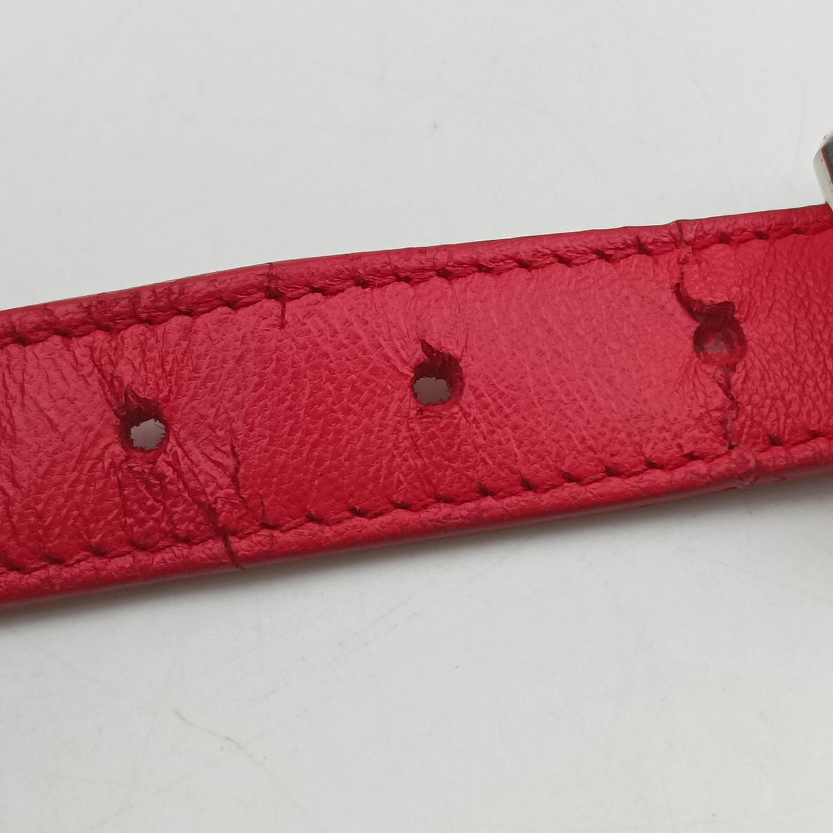 Pre-owned Christian Dior Granville Red lambskin  shoulderbag | stylenewstar